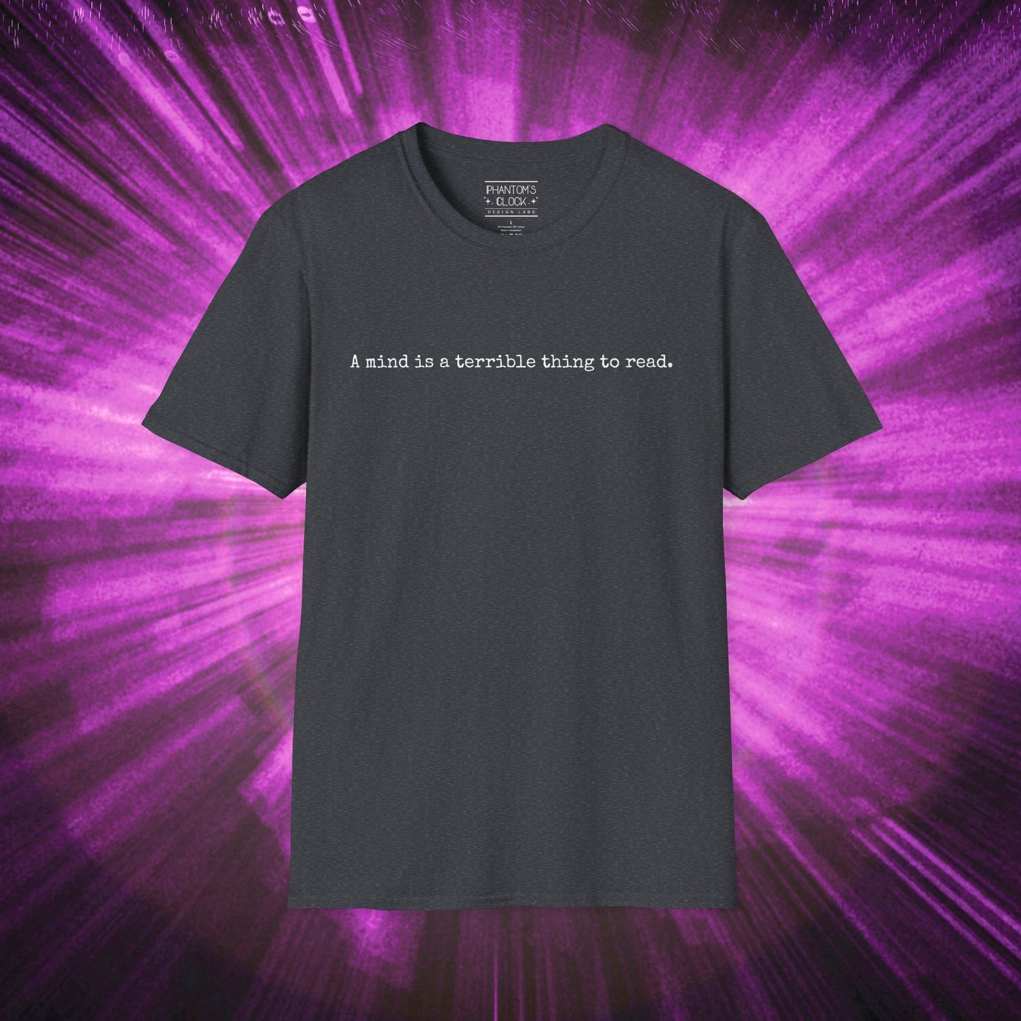 A Mind is a Terrible Thing to Read Graphic Tee | Unisex Softstyle T-Shirt
