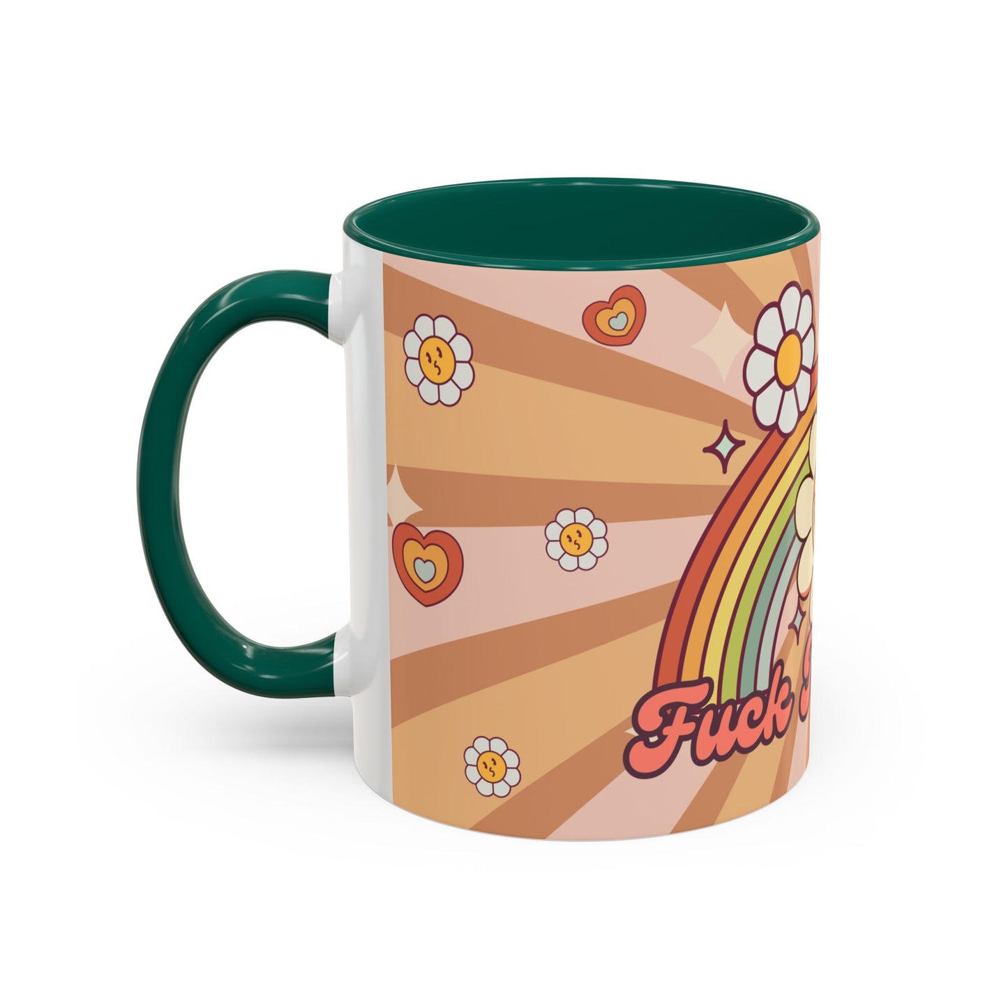 F*ck Trump Retro Rainbow Mug (11oz, 15oz)