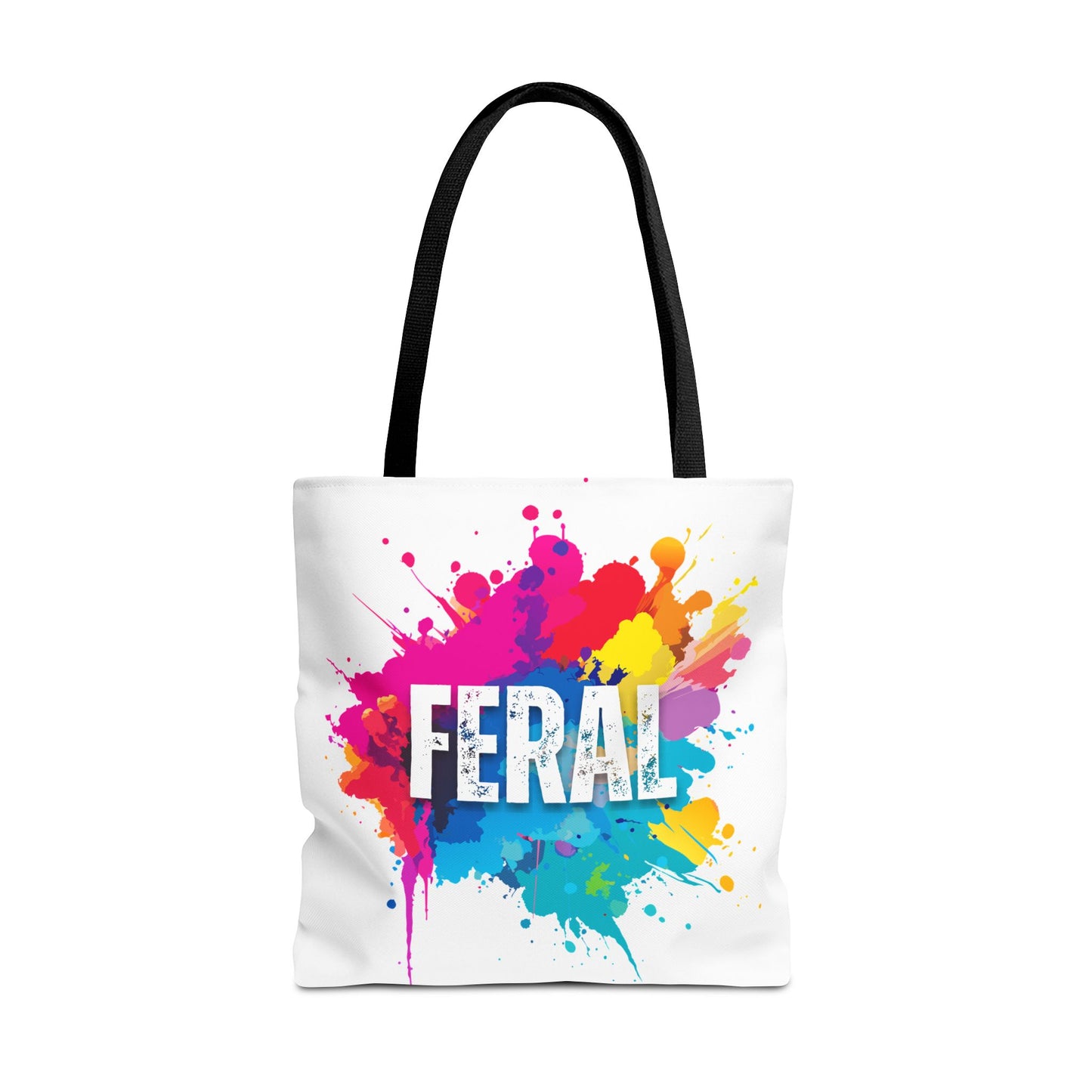 Canvas Tote - "Feral" Paint Splatter Design