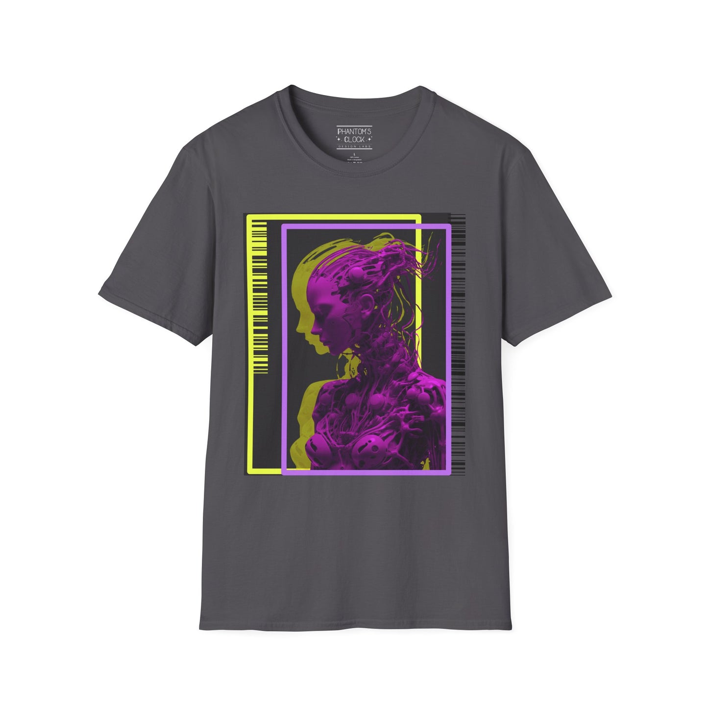 Supersoft Graphic Tee, Unisex Softstyle T-Shirt for Men and Women, Trendy Shirt, Cyborkg, Sci-Fi Tshirt, Geek Clothing