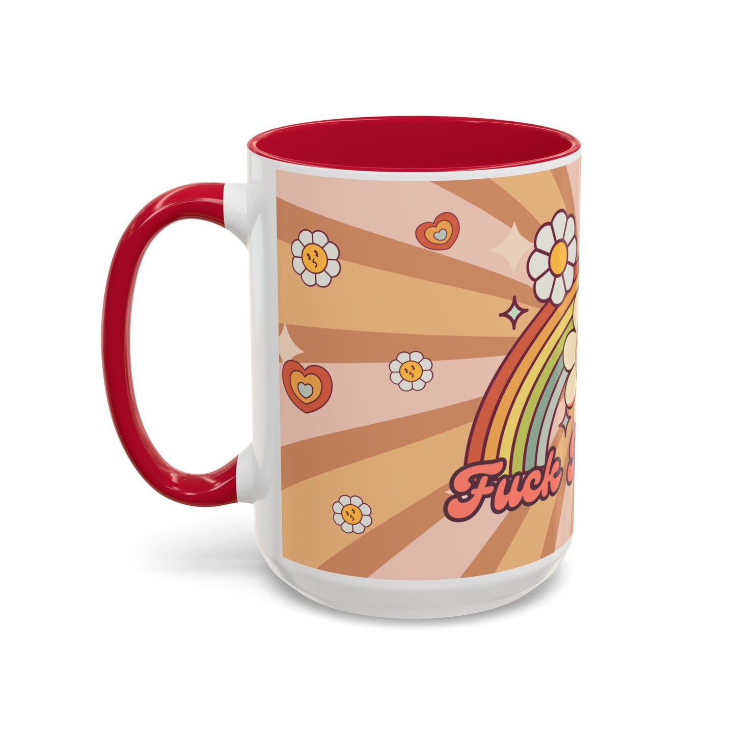 F*ck Trump Retro Rainbow Mug (11oz, 15oz)