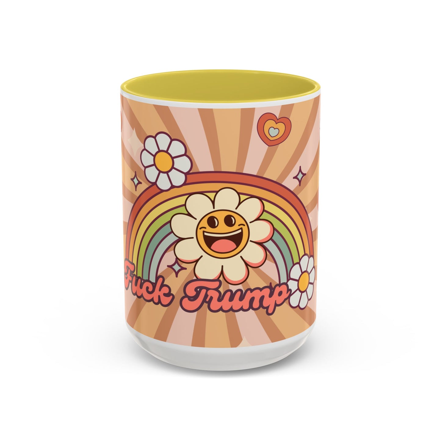 F*ck Trump Retro Rainbow Mug (11oz, 15oz)