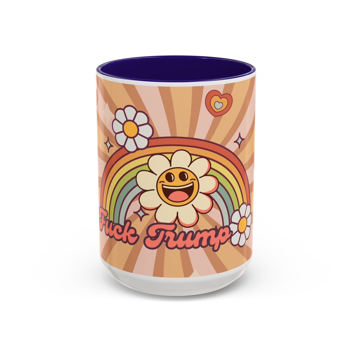 F*ck Trump Retro Rainbow Mug (11oz, 15oz)