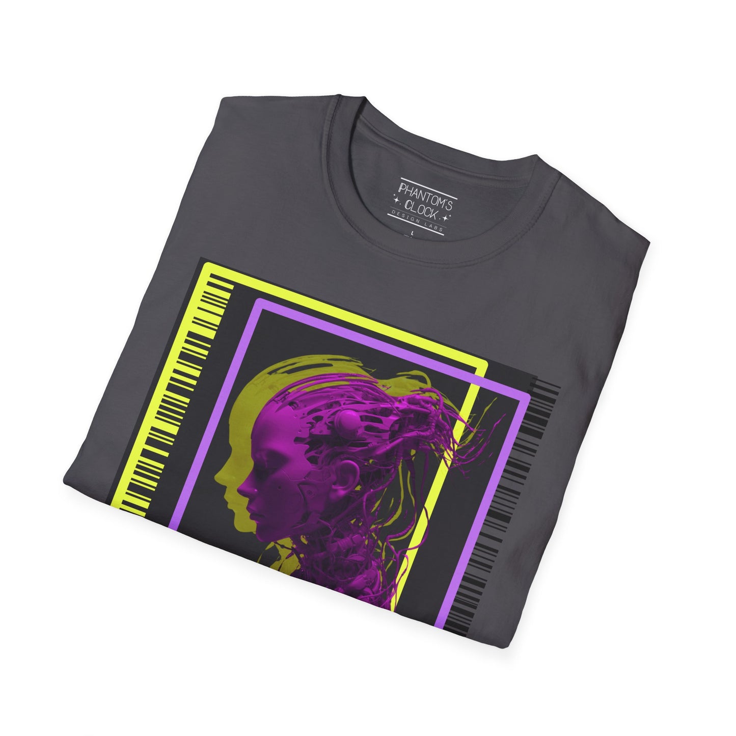 Supersoft Graphic Tee, Unisex Softstyle T-Shirt for Men and Women, Trendy Shirt, Cyborkg, Sci-Fi Tshirt, Geek Clothing