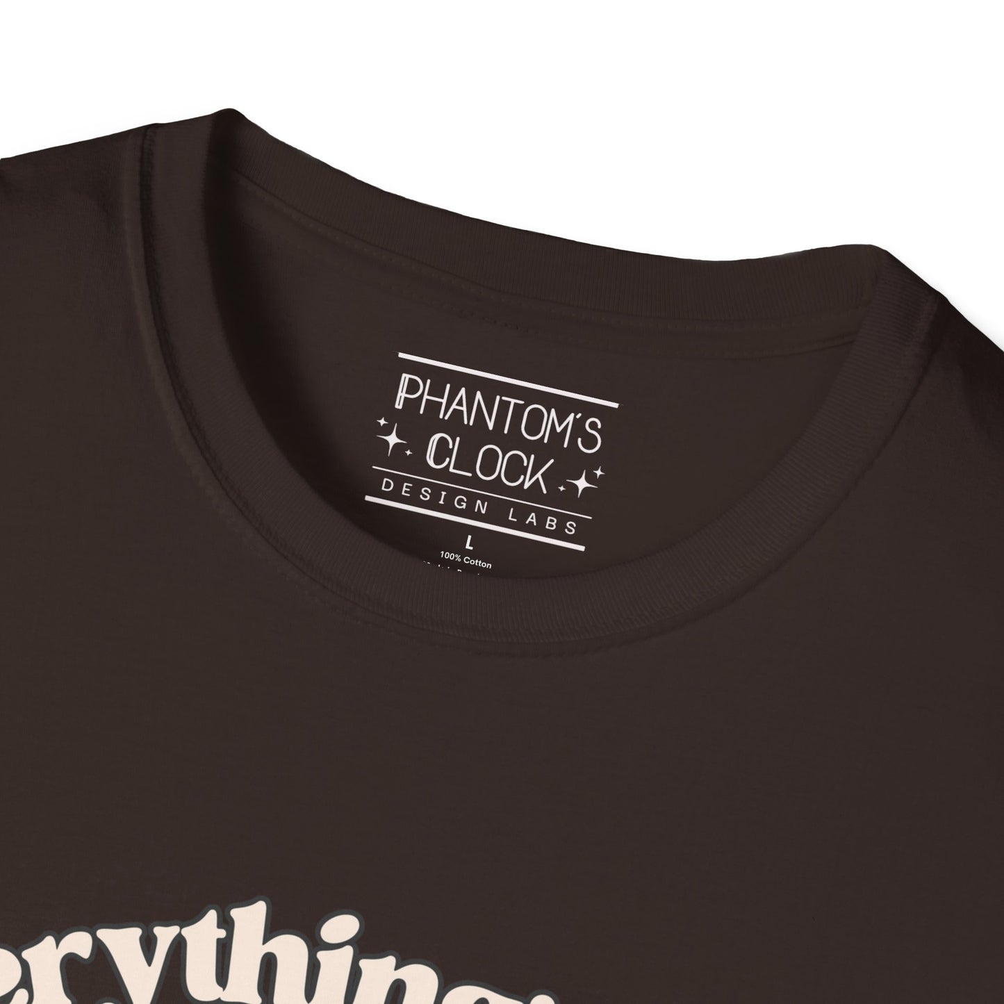 Everything's Fine Raccoon Dumpster Fire Funny Graphic Tee | Unisex Softstyle T-Shirt