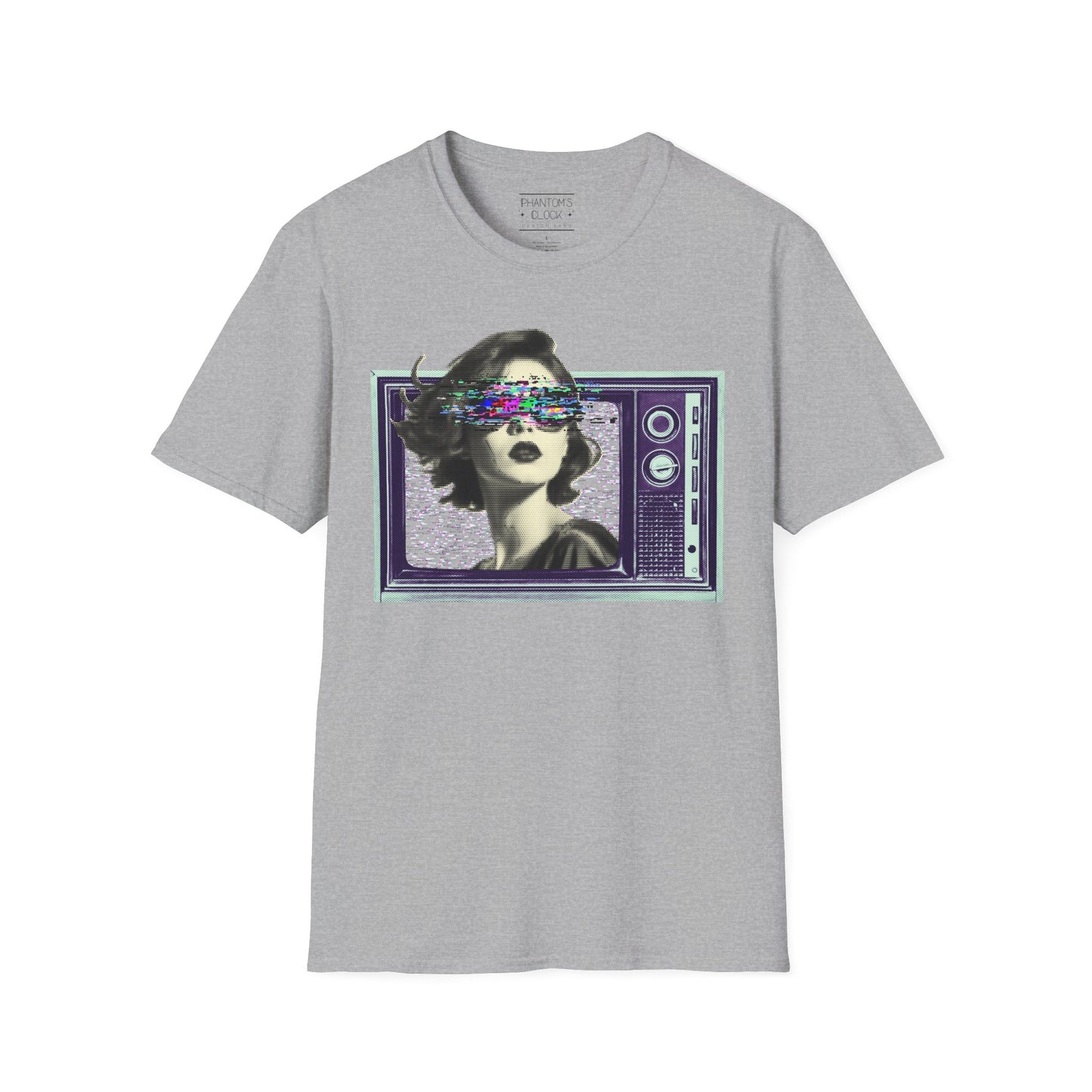 Retro TV Static Unisex Graphic Tee | Unisex Softstyle T-Shirt