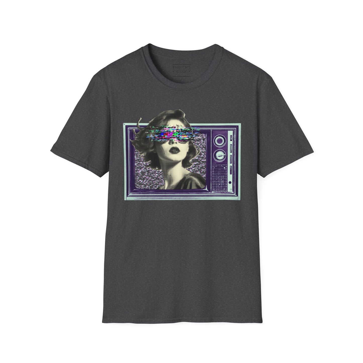 Retro TV Static Unisex Graphic Tee | Unisex Softstyle T-Shirt