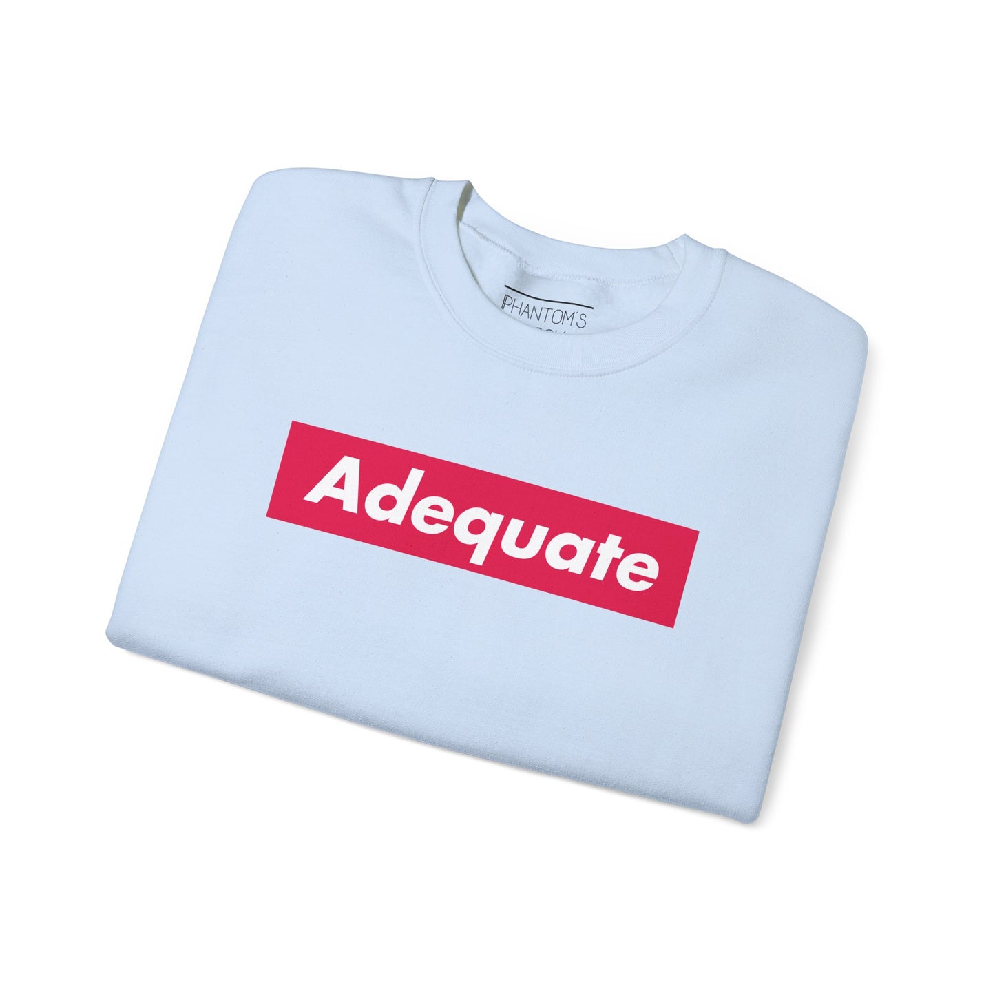 Adequate Parody Checkerboard Front and Back Graphic Pullover | Unisex Heavy Blend™ Crewneck Sweatshirt