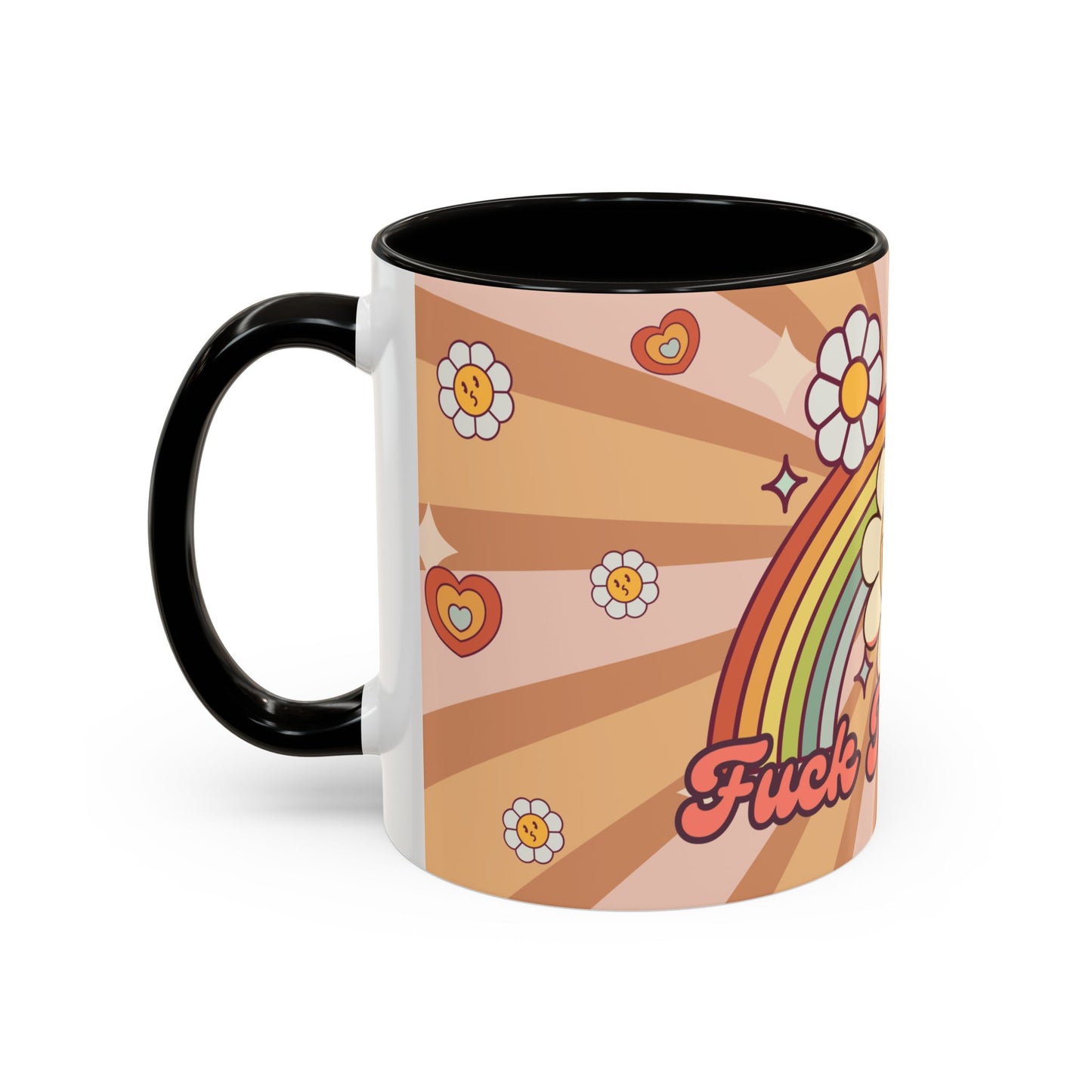 F*ck Trump Retro Rainbow Mug (11oz, 15oz)