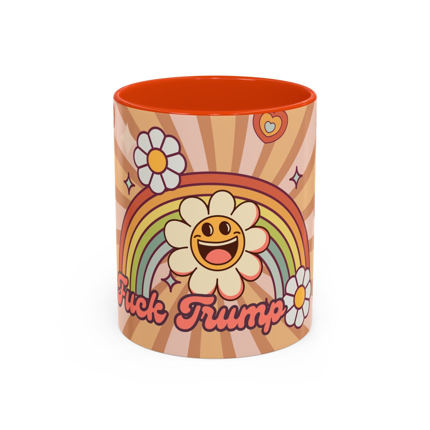 F*ck Trump Retro Rainbow Mug (11oz, 15oz)