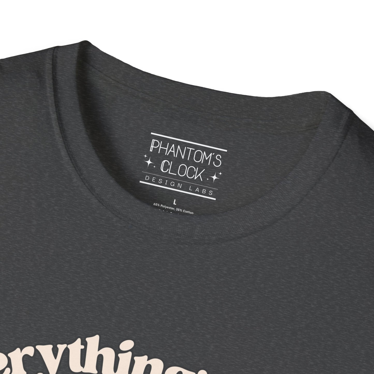 Everything's Fine Raccoon Dumpster Fire Funny Graphic Tee | Unisex Softstyle T-Shirt