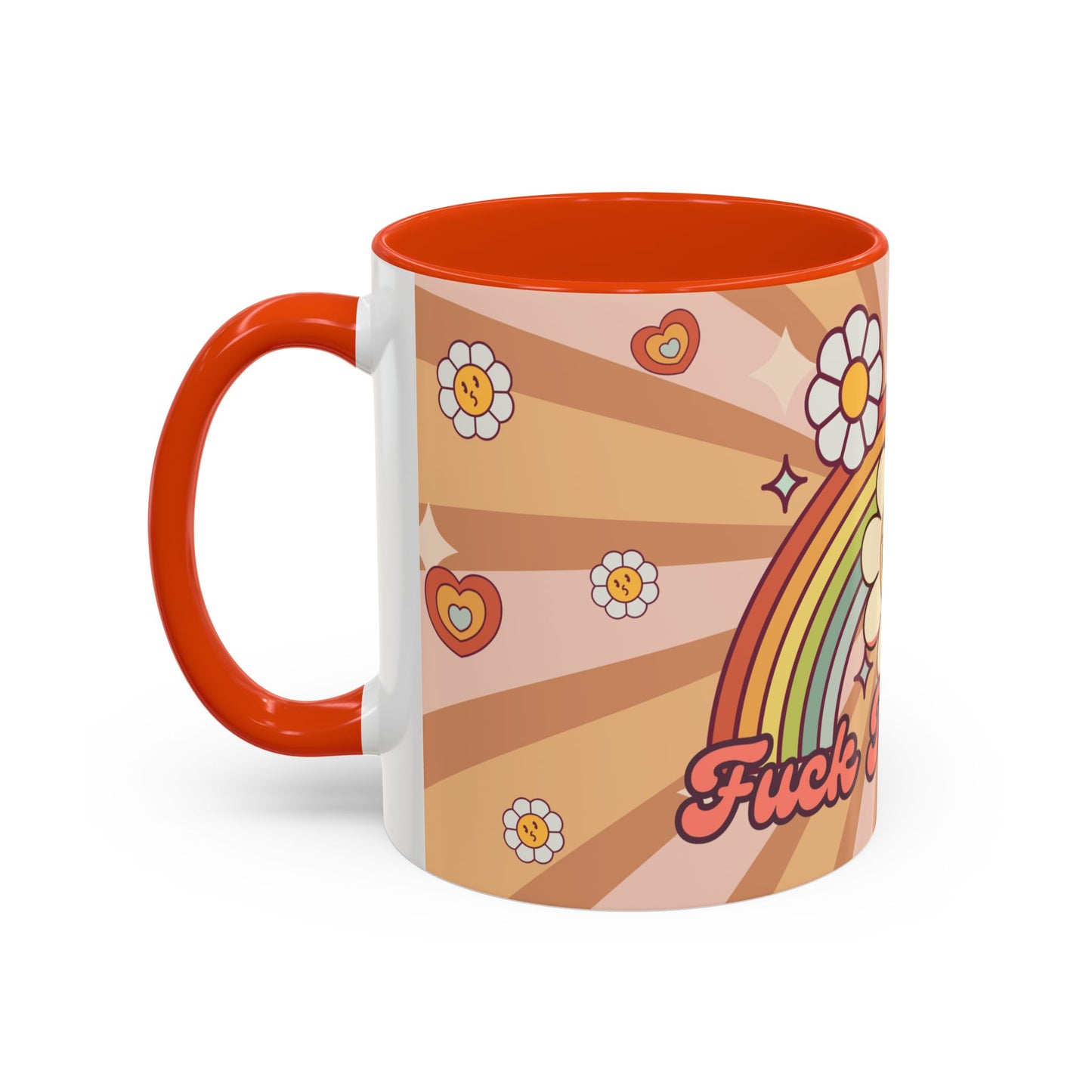 F*ck Trump Retro Rainbow Mug (11oz, 15oz)