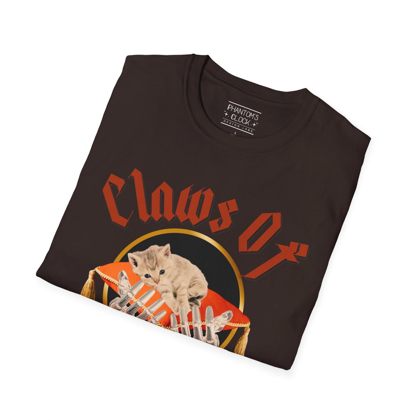 Heavy Metal Kitten Graphic Tee-Claws of Vengeance | Unisex Softstyle T-Shirt