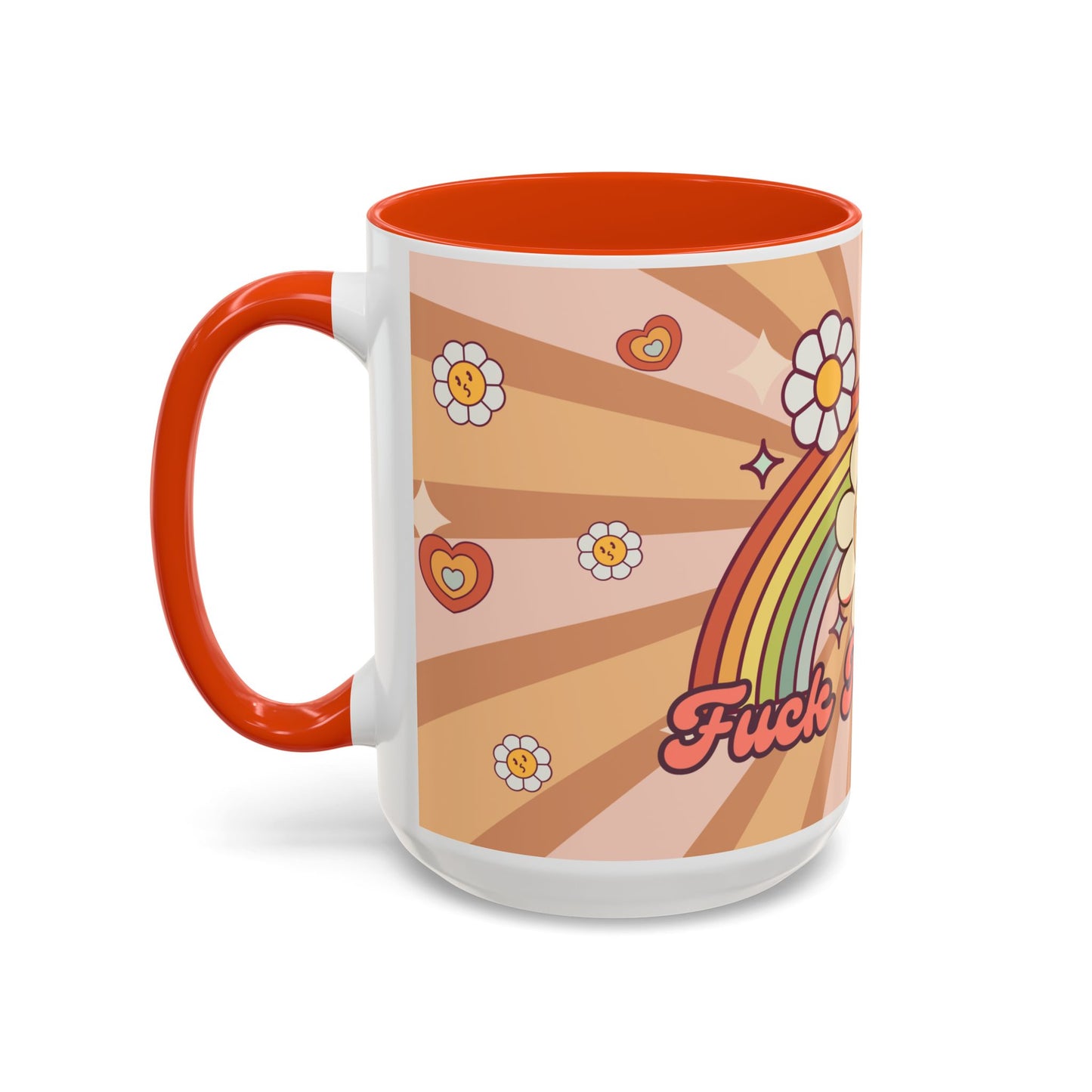 F*ck Trump Retro Rainbow Mug (11oz, 15oz)