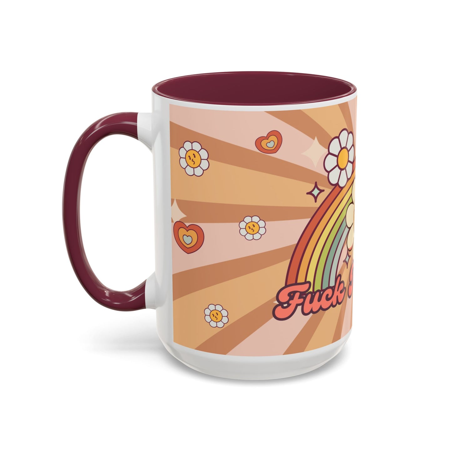 F*ck Trump Retro Rainbow Mug (11oz, 15oz)