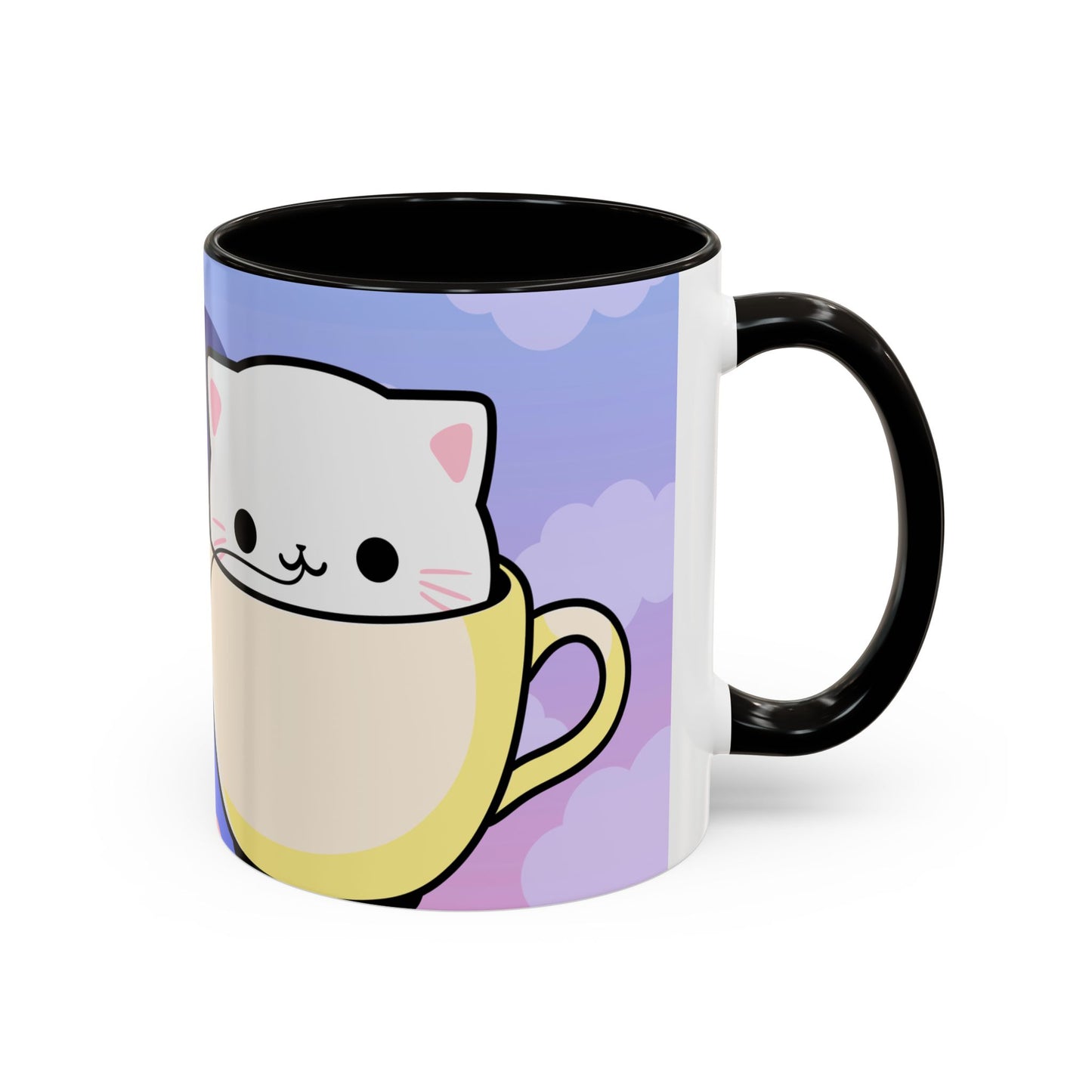 Kawaii Cat & Mouse Mug 11oz