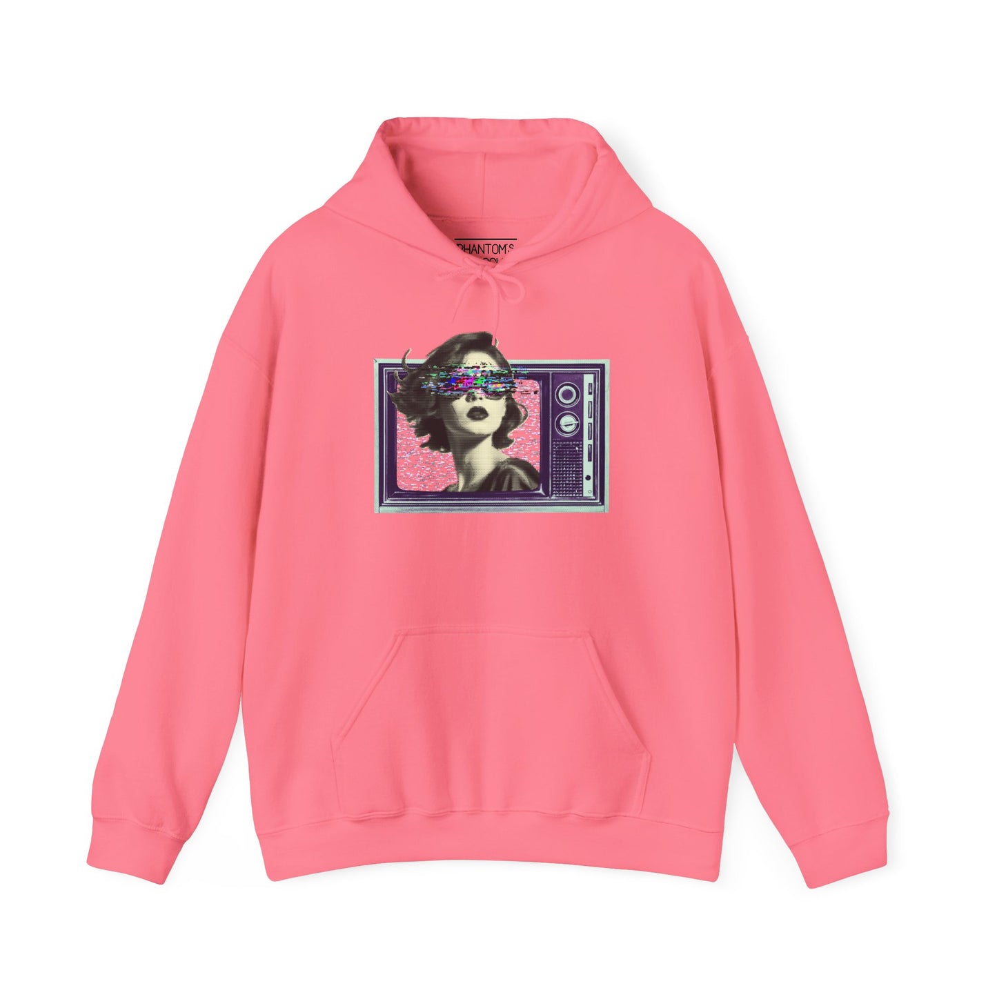 Retro TV Static Hoodie | Unisex Heavy Blend™ Hooded Sweatshirt