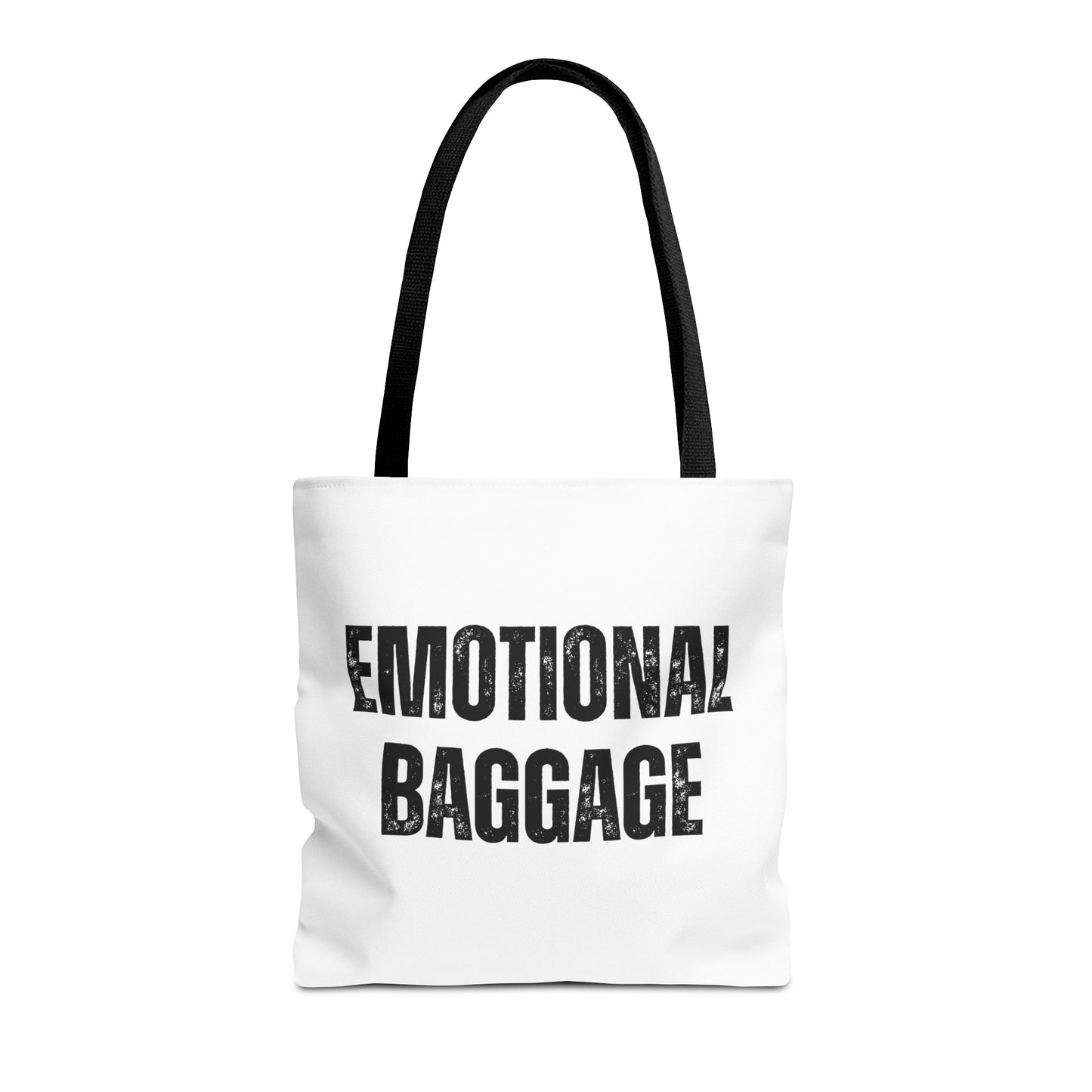 Canvas Tote - Emotional Baggage Trippy Checkerboard Design