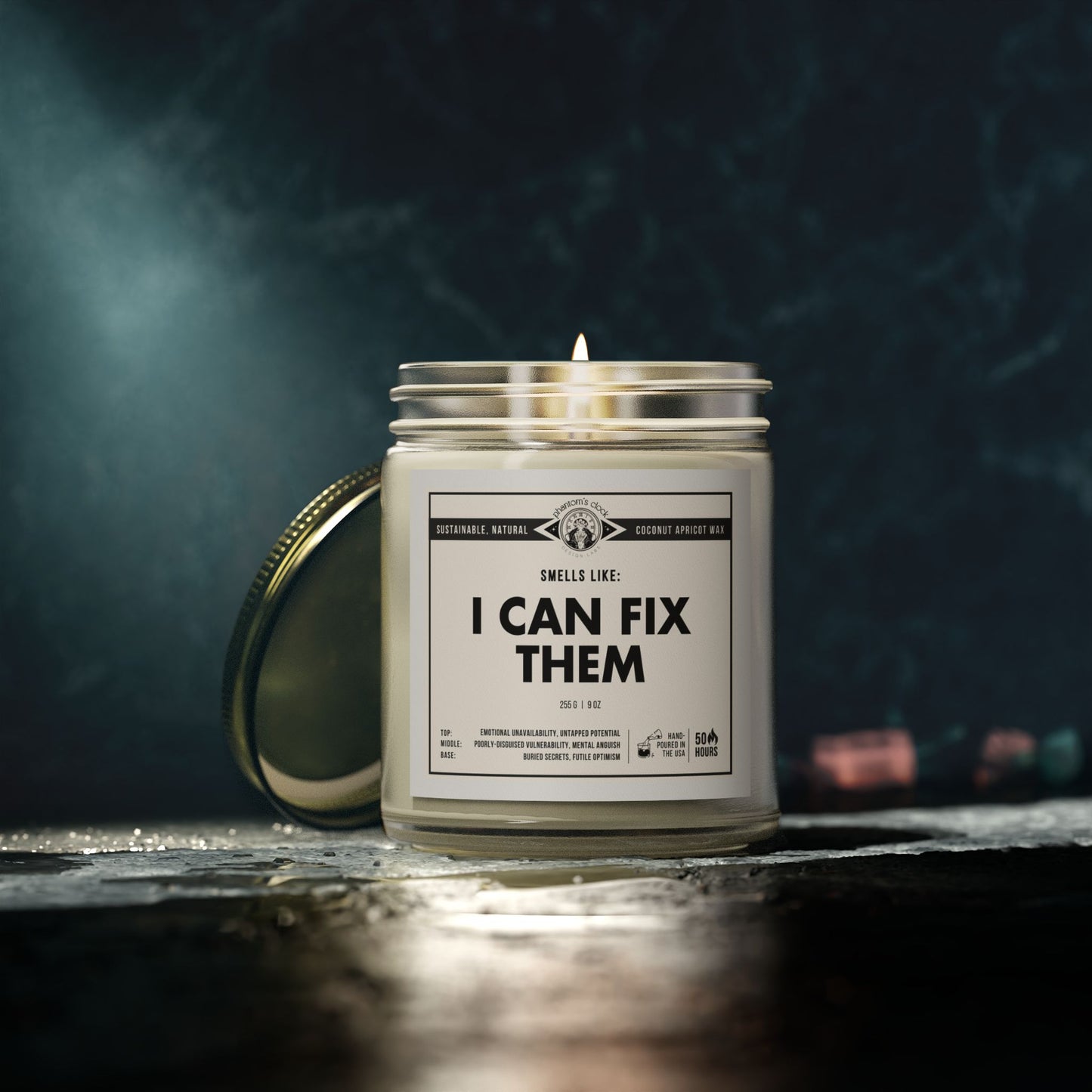 I Can Fix Them | Scented Coconut Apricot Wax Candle 9oz
