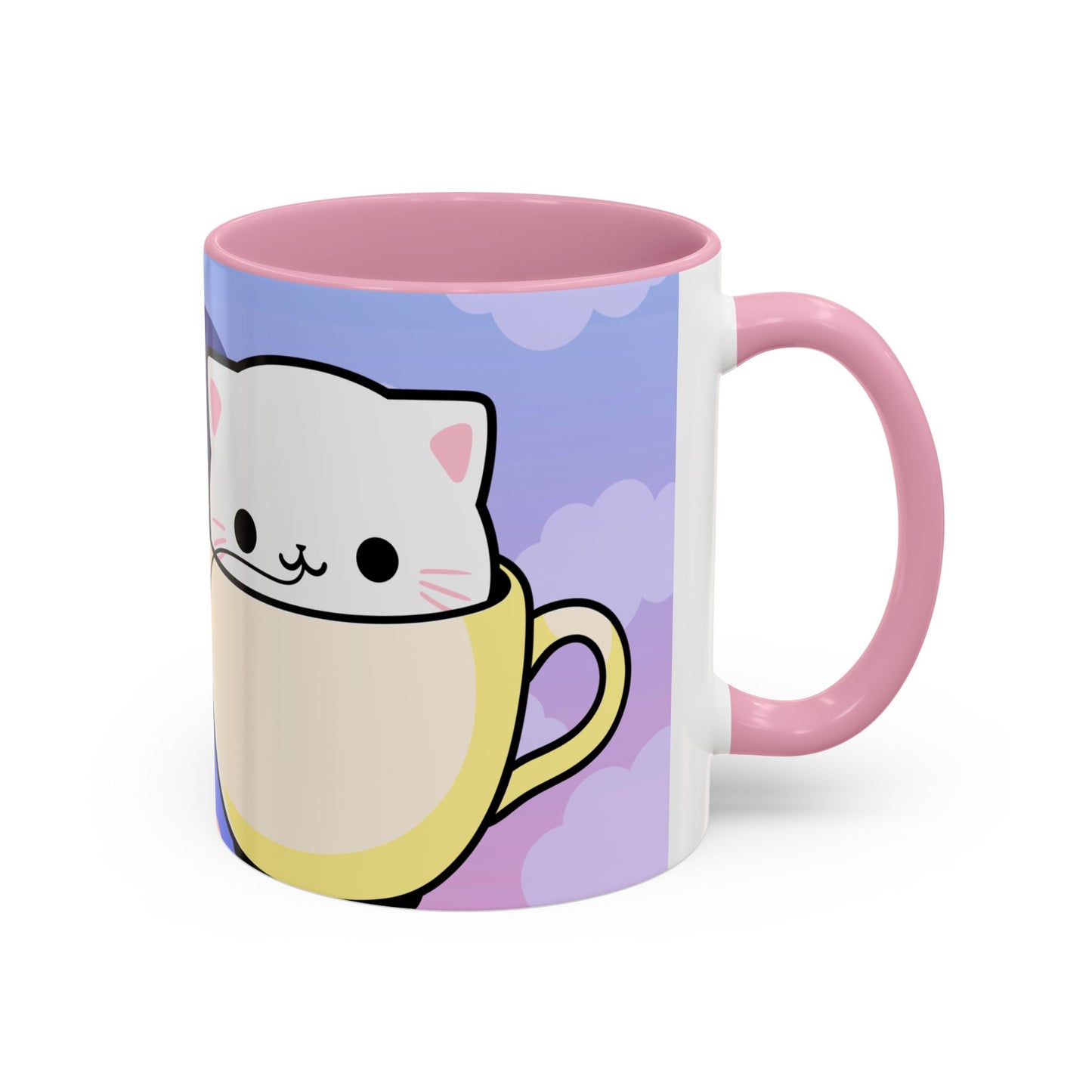 Kawaii Cat & Mouse Mug 11oz