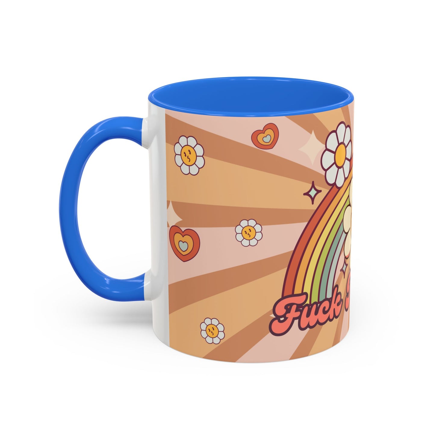 F*ck Trump Retro Rainbow Mug (11oz, 15oz)