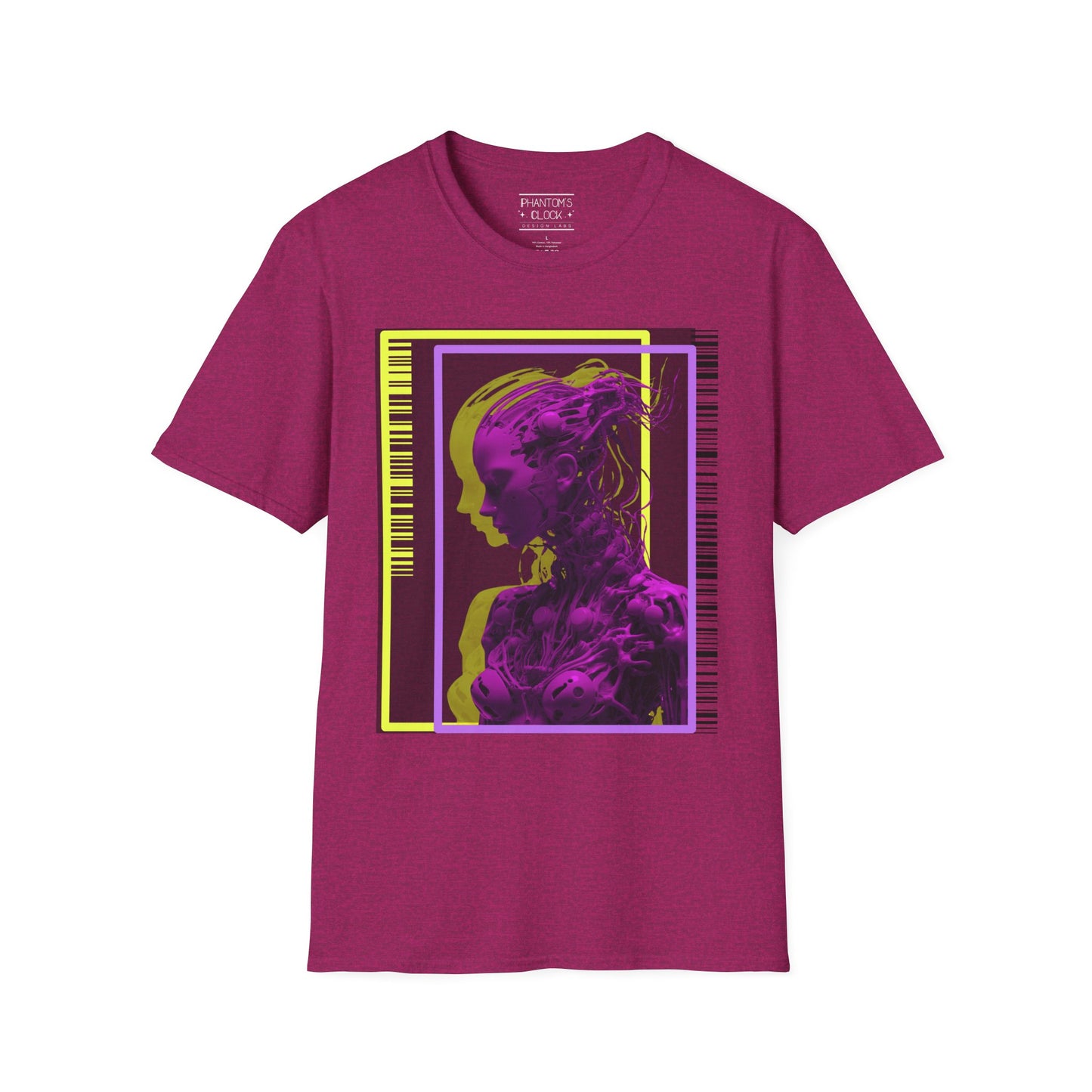 Supersoft Graphic Tee, Unisex Softstyle T-Shirt for Men and Women, Trendy Shirt, Cyborkg, Sci-Fi Tshirt, Geek Clothing