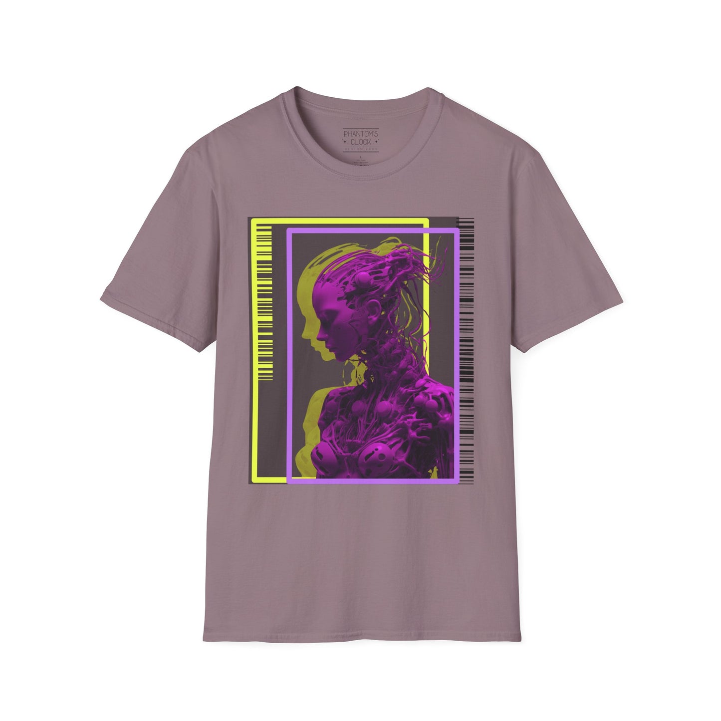 Supersoft Graphic Tee, Unisex Softstyle T-Shirt for Men and Women, Trendy Shirt, Cyborkg, Sci-Fi Tshirt, Geek Clothing