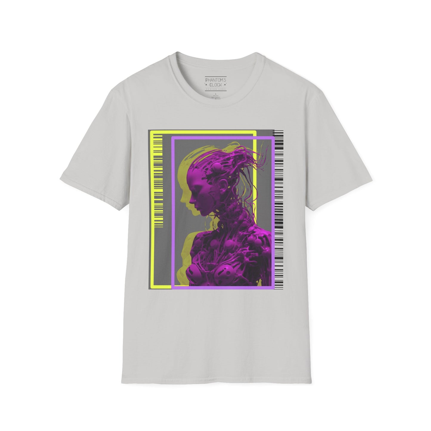 Supersoft Graphic Tee, Unisex Softstyle T-Shirt for Men and Women, Trendy Shirt, Cyborkg, Sci-Fi Tshirt, Geek Clothing