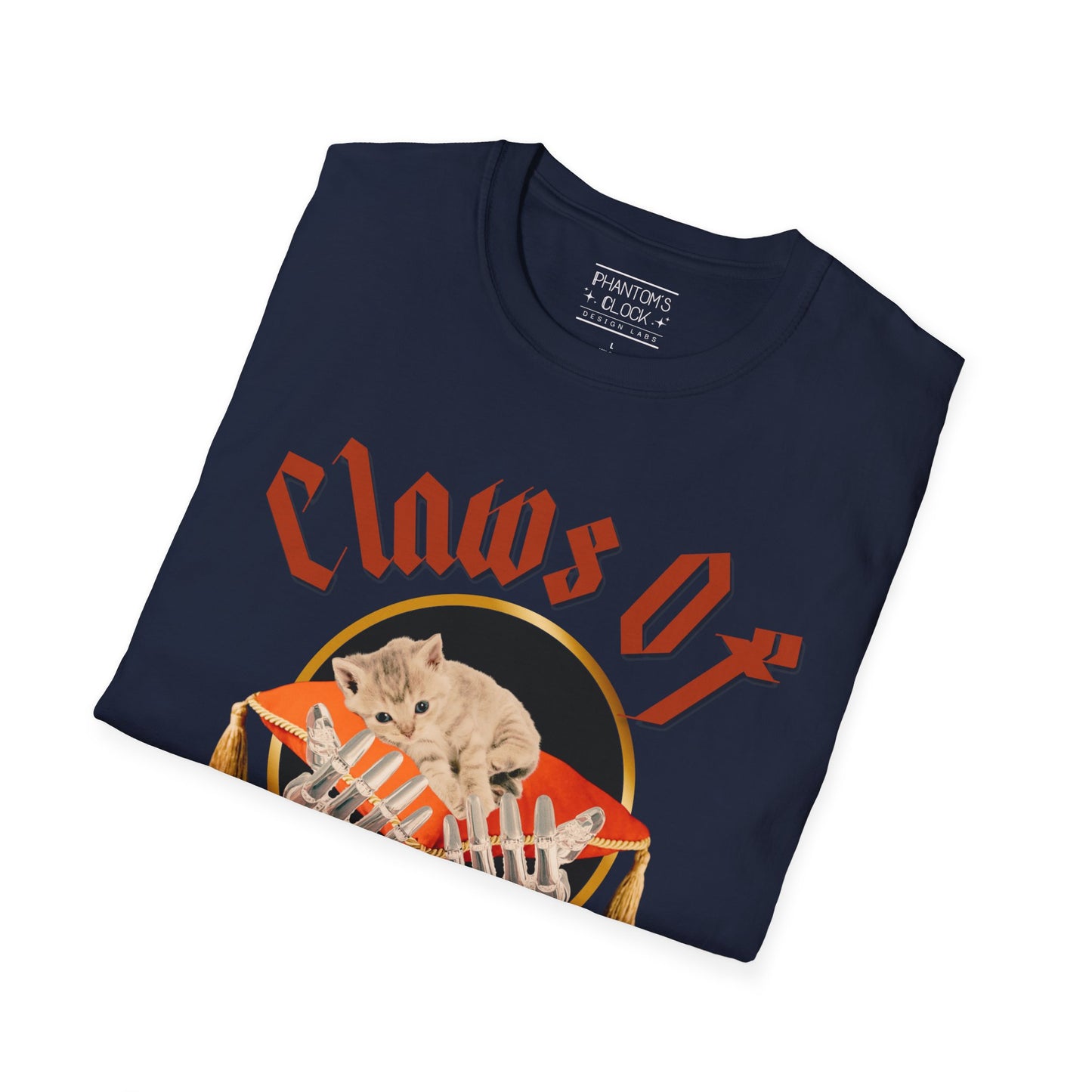 Heavy Metal Kitten Graphic Tee-Claws of Vengeance | Unisex Softstyle T-Shirt
