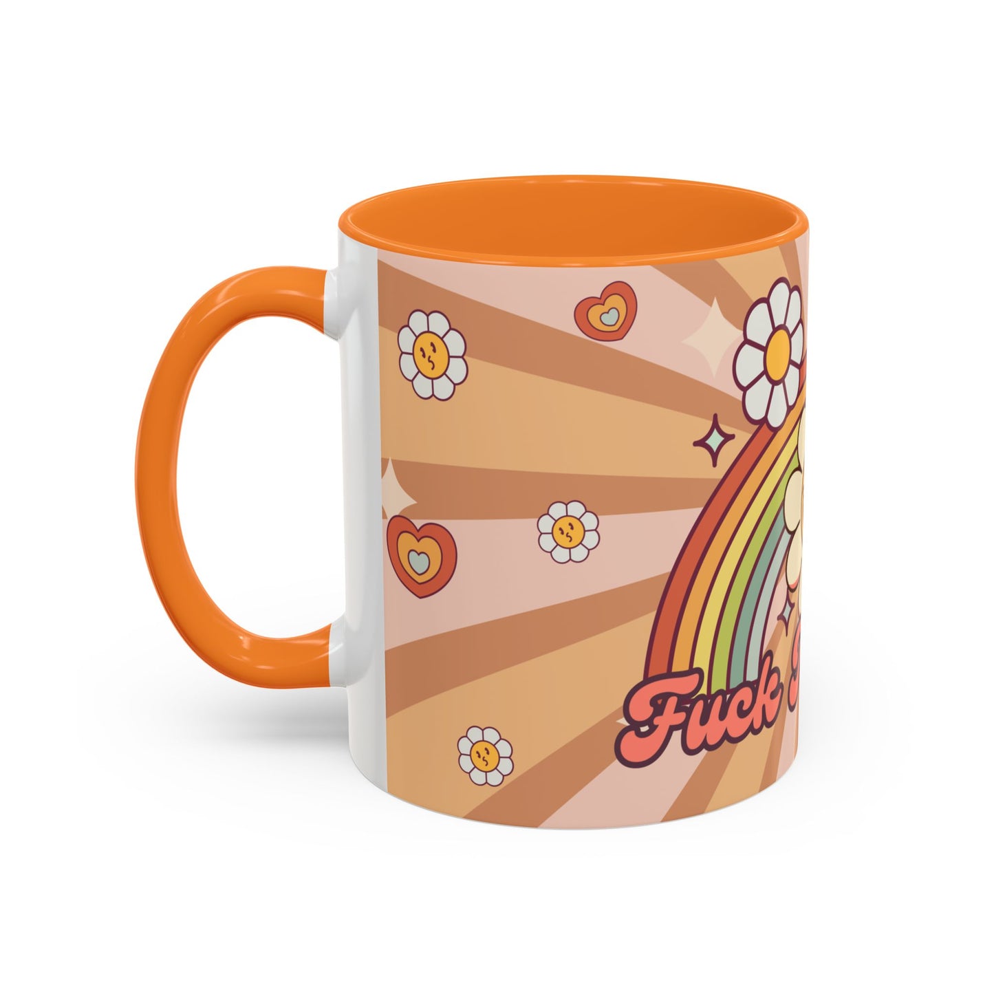F*ck Trump Retro Rainbow Mug (11oz, 15oz)