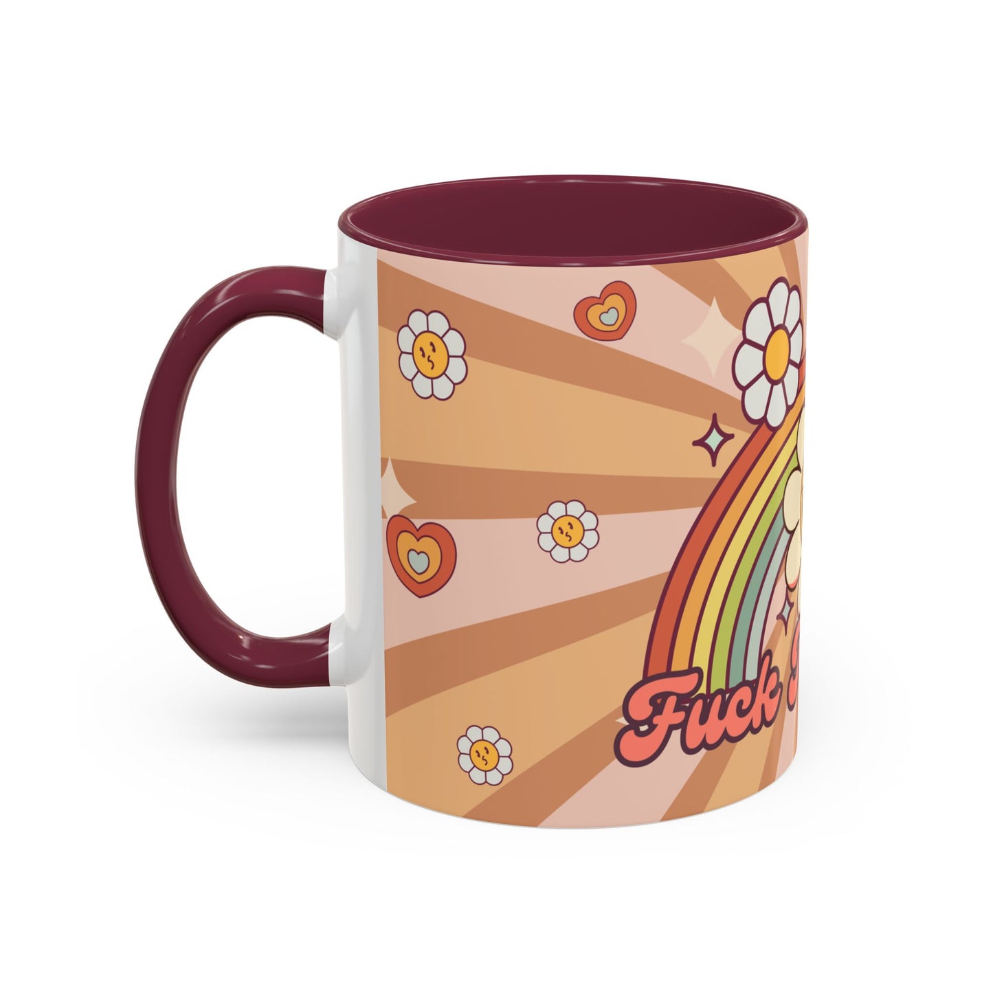 F*ck Trump Retro Rainbow Mug (11oz, 15oz)
