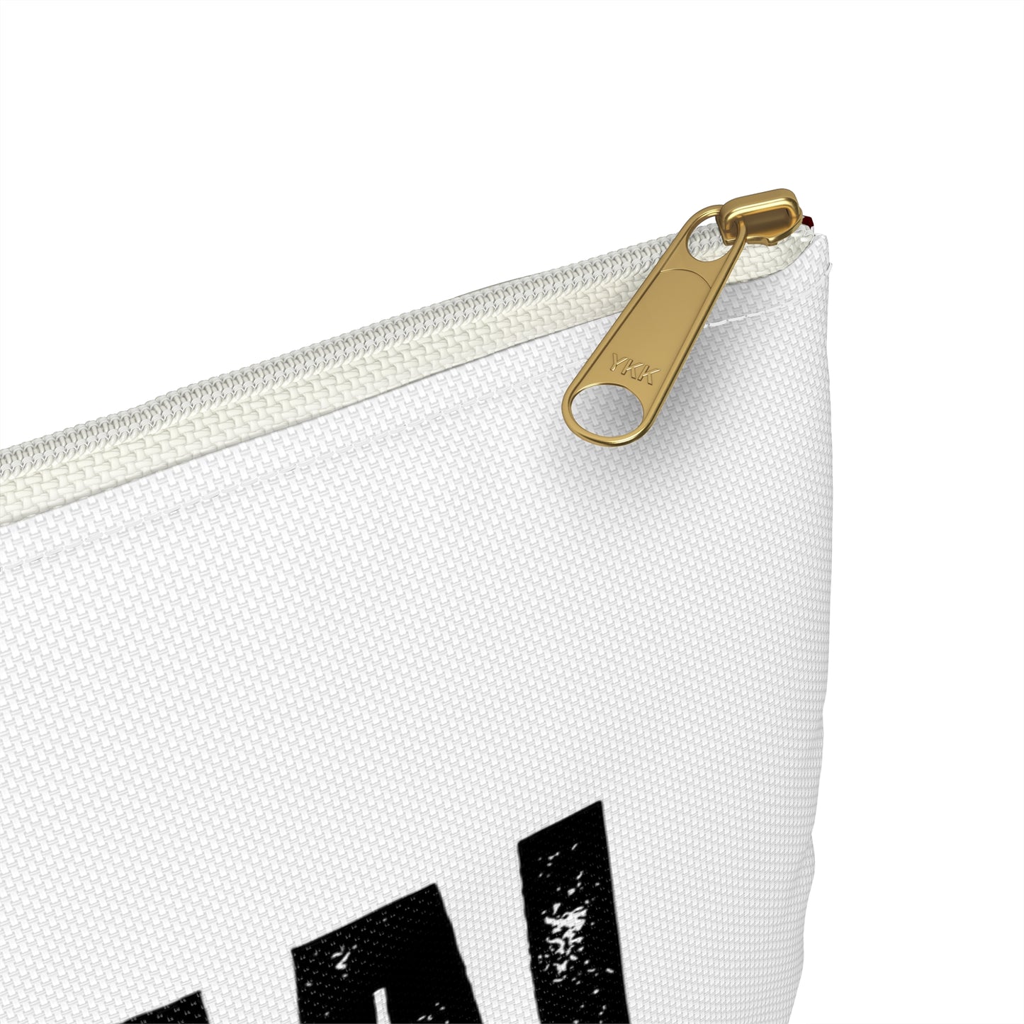 Zipper Pouch - 'Emotional Baggage' Trippy Checkerboard Eye Design