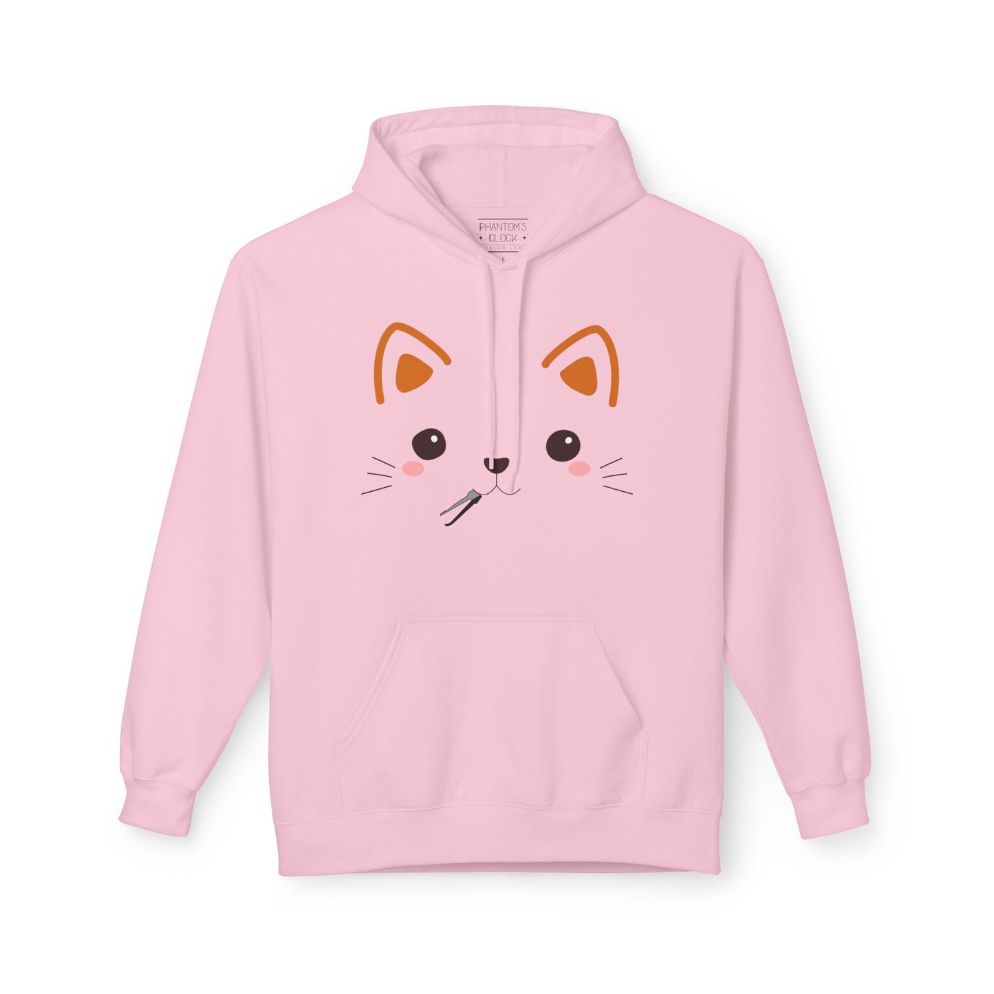 Kawaii Cat Lockpick Graphic Hoodie | Unisex Midweight Softstyle Fleece