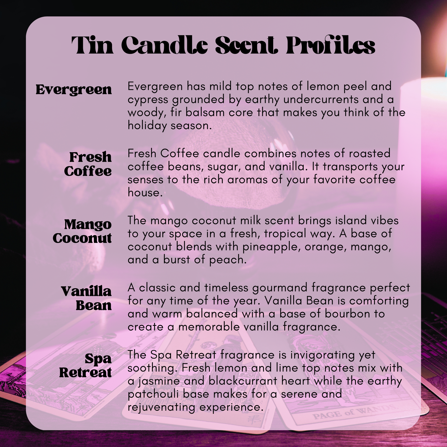 Red Flag Romance | Aromatherapy Tin Candles