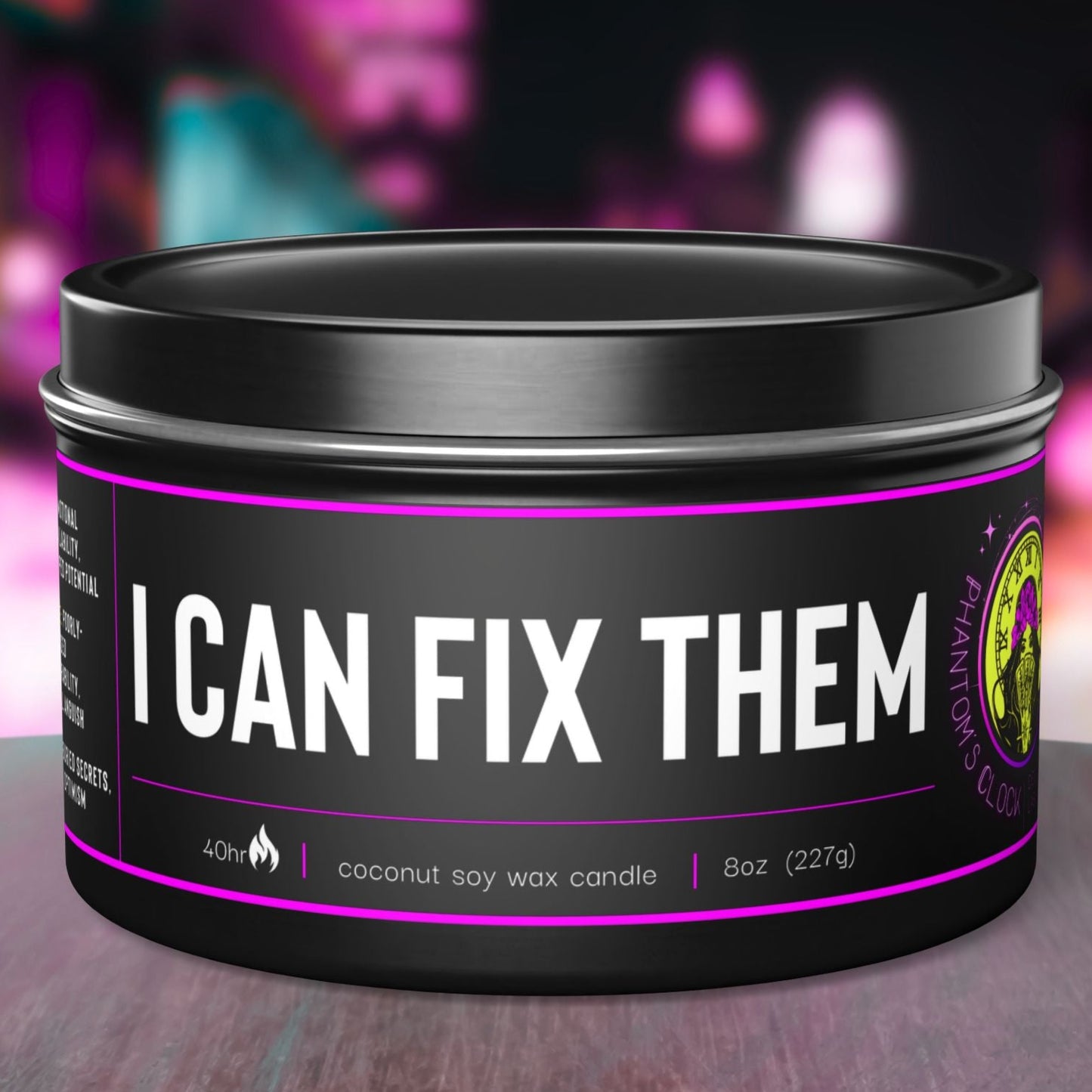 I Can Fix Them | Aromatherapy Tin Candles