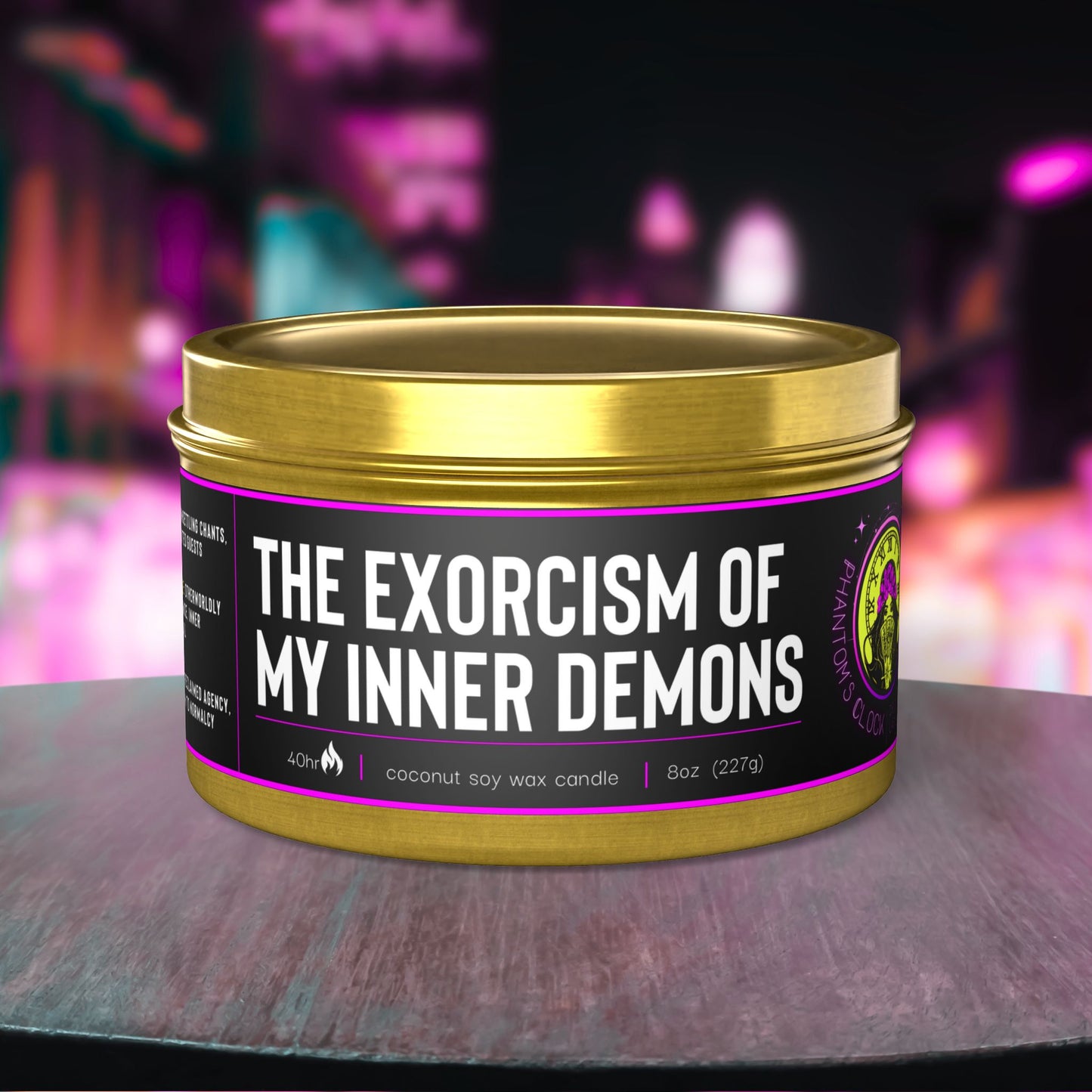The Exorcism of My Inner Demons | Aromatherapy Tin Candles
