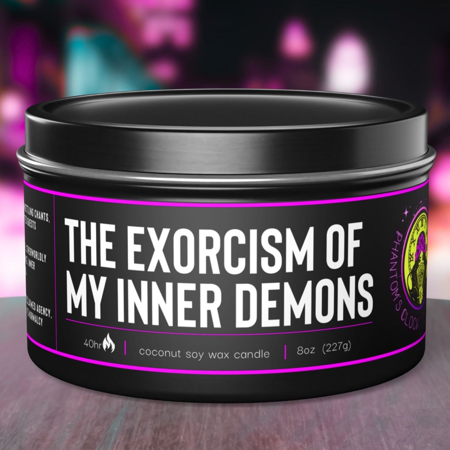 The Exorcism of My Inner Demons | Aromatherapy Tin Candles