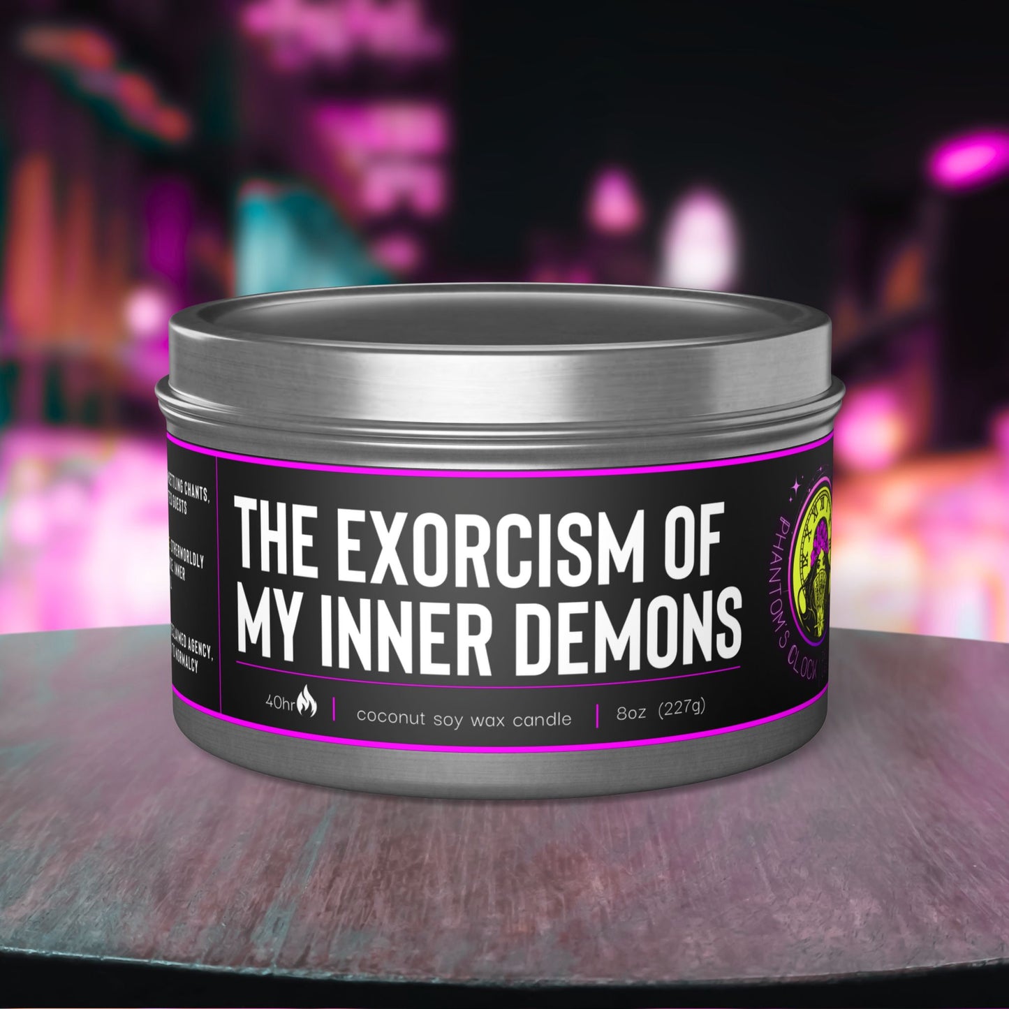 The Exorcism of My Inner Demons | Aromatherapy Tin Candles