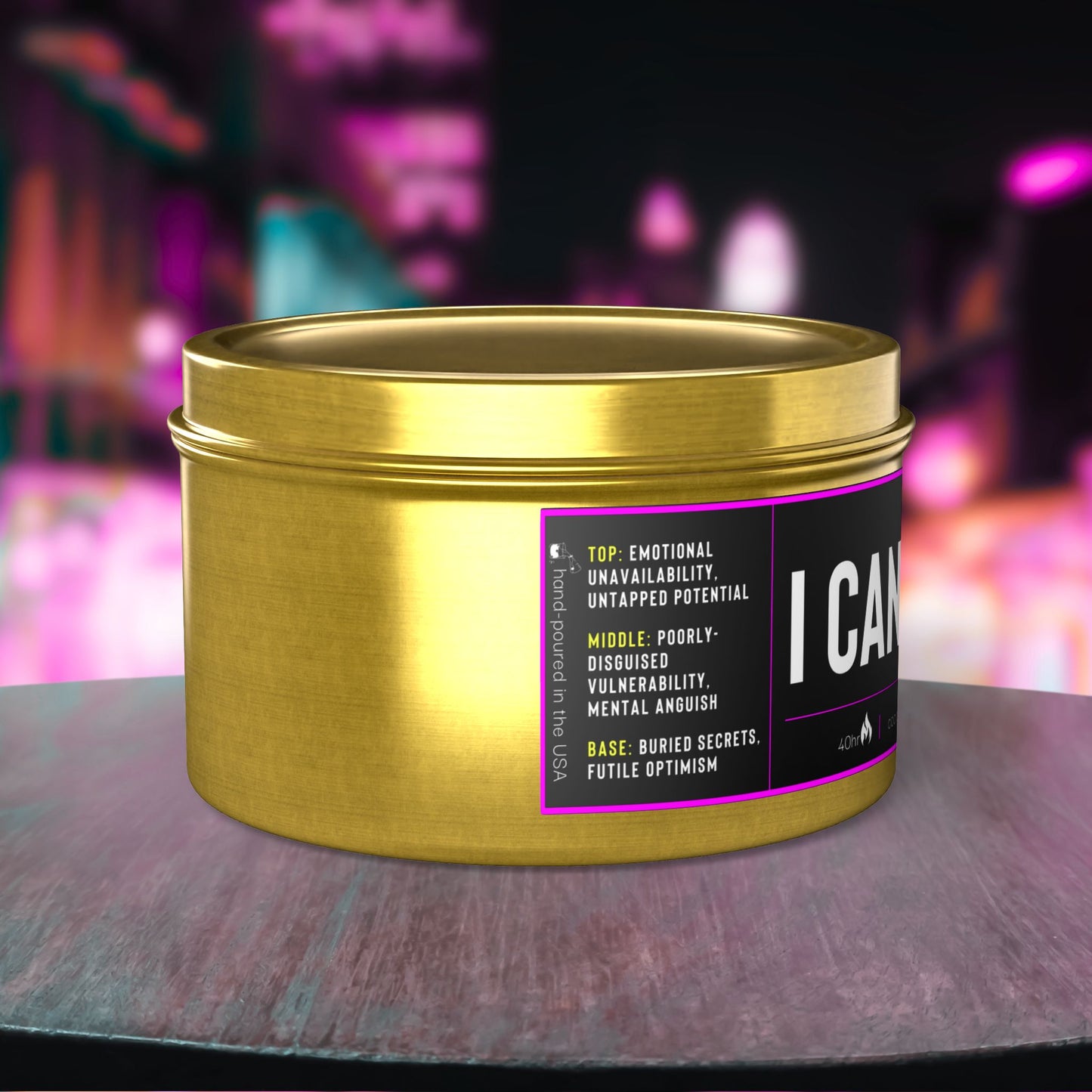 I Can Fix Him | Aromatherapy Tin Candles