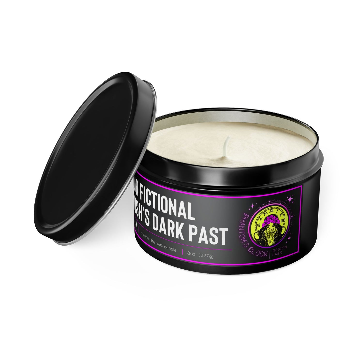 Your Fictional Crush's Dark Past | Aromatherapy Tin Candles