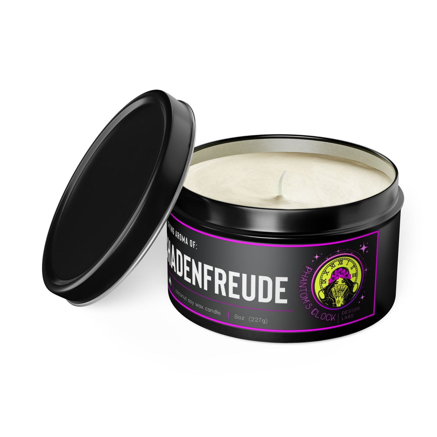 Schadenfreude | Aromatherapy Tin Candles