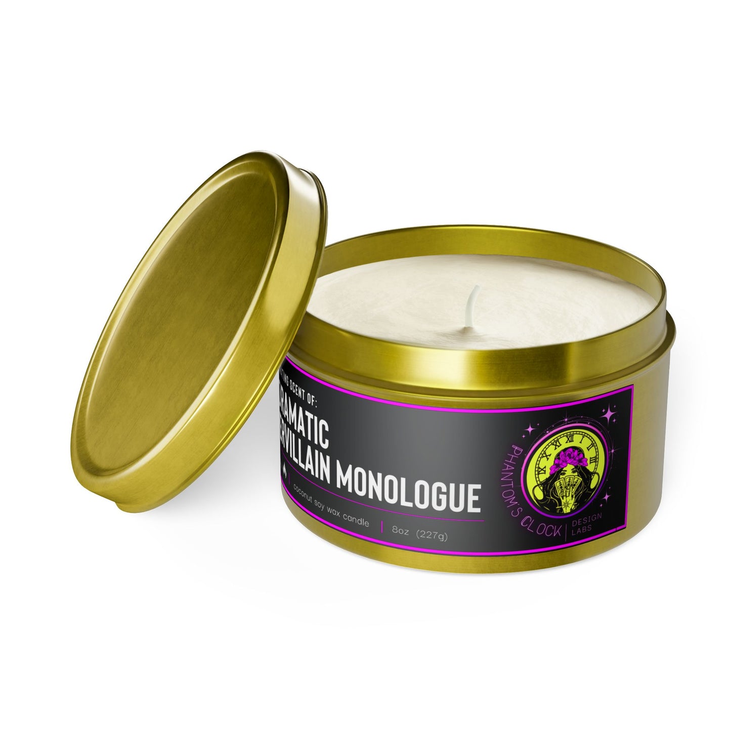 Your Fictional Crush's Dark Past | Aromatherapy Tin Candles