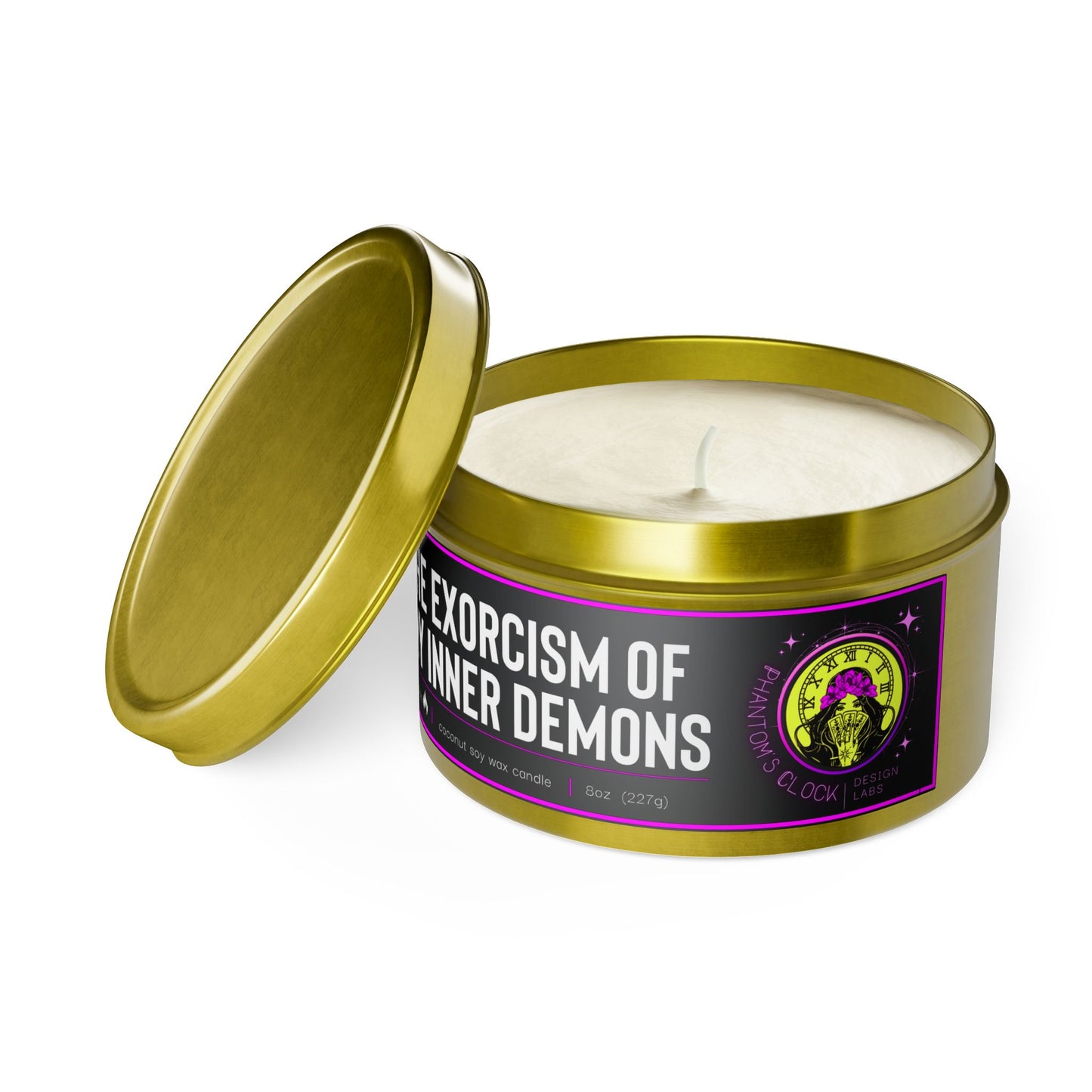 The Exorcism of My Inner Demons | Aromatherapy Tin Candles