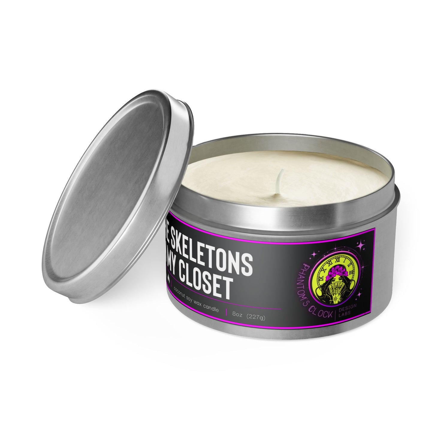 The Skeletons In My Closet | Aromatherapy Tin Candles