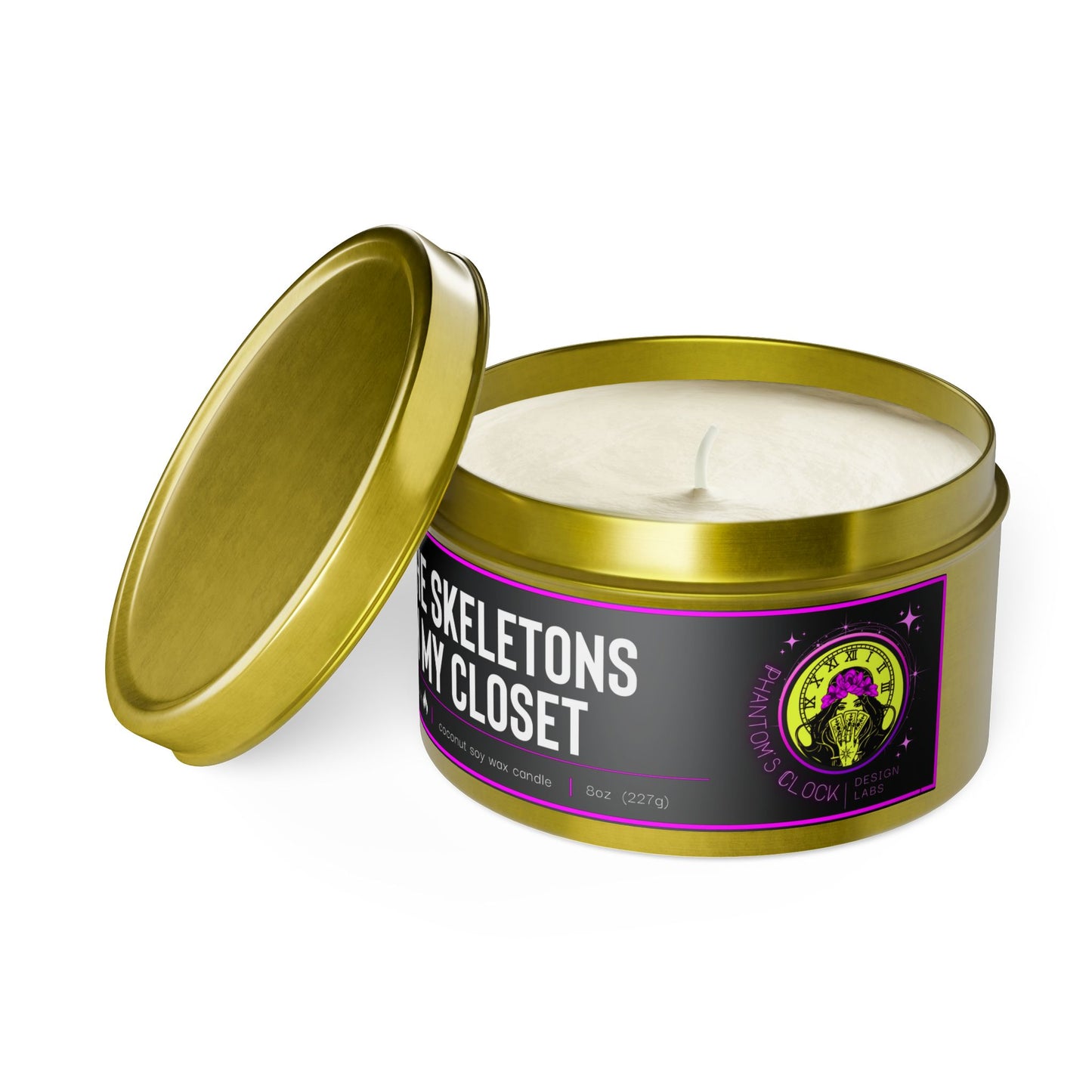 The Skeletons In My Closet | Aromatherapy Tin Candles
