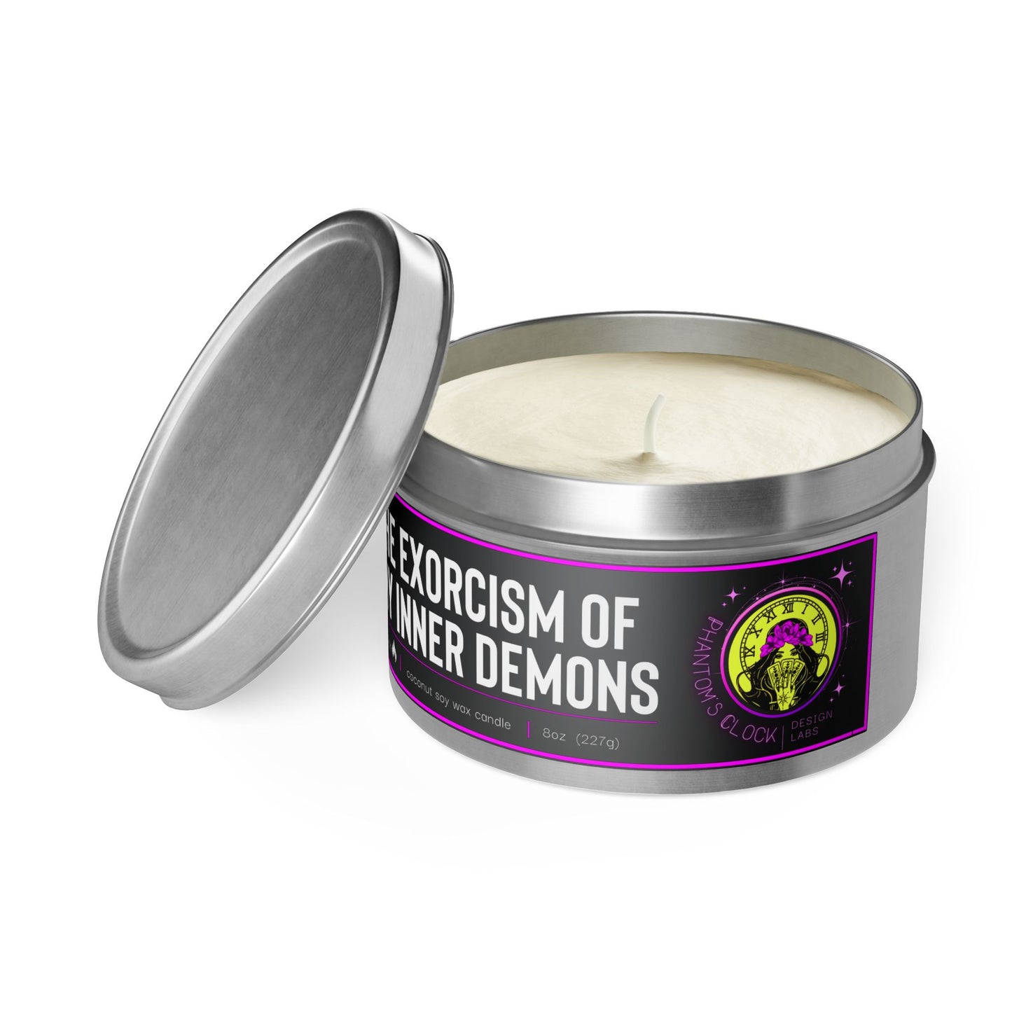 The Exorcism of My Inner Demons | Aromatherapy Tin Candles