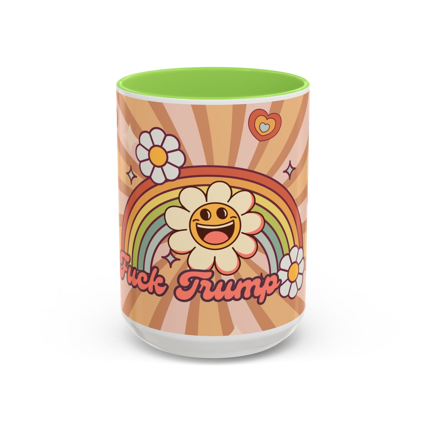 F*ck Trump Retro Rainbow Mug (11oz, 15oz)