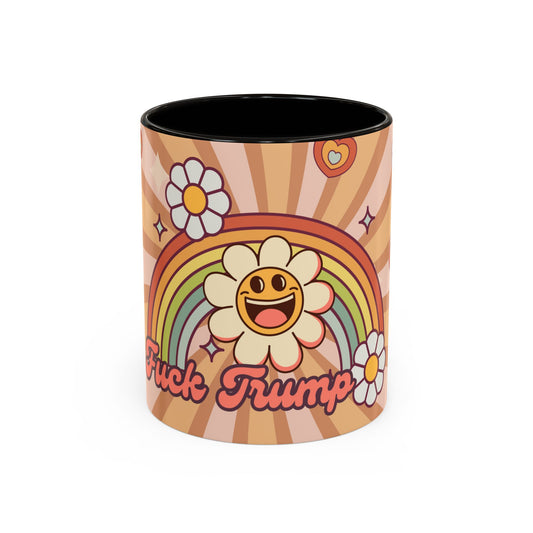F*ck Trump Retro Rainbow Mug (11oz, 15oz)