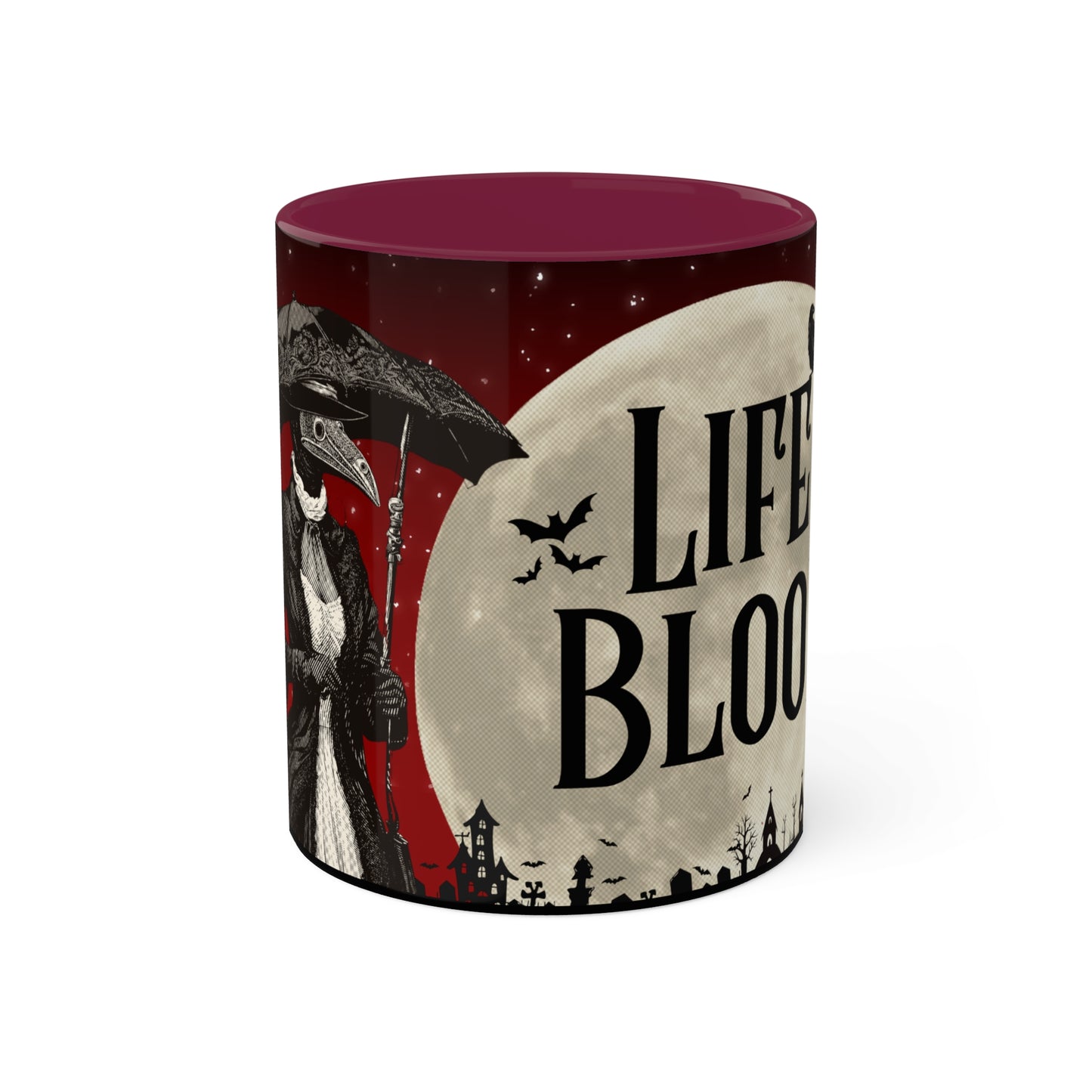 Life Blood Plague Doctor Design | Coffee Mug 11oz