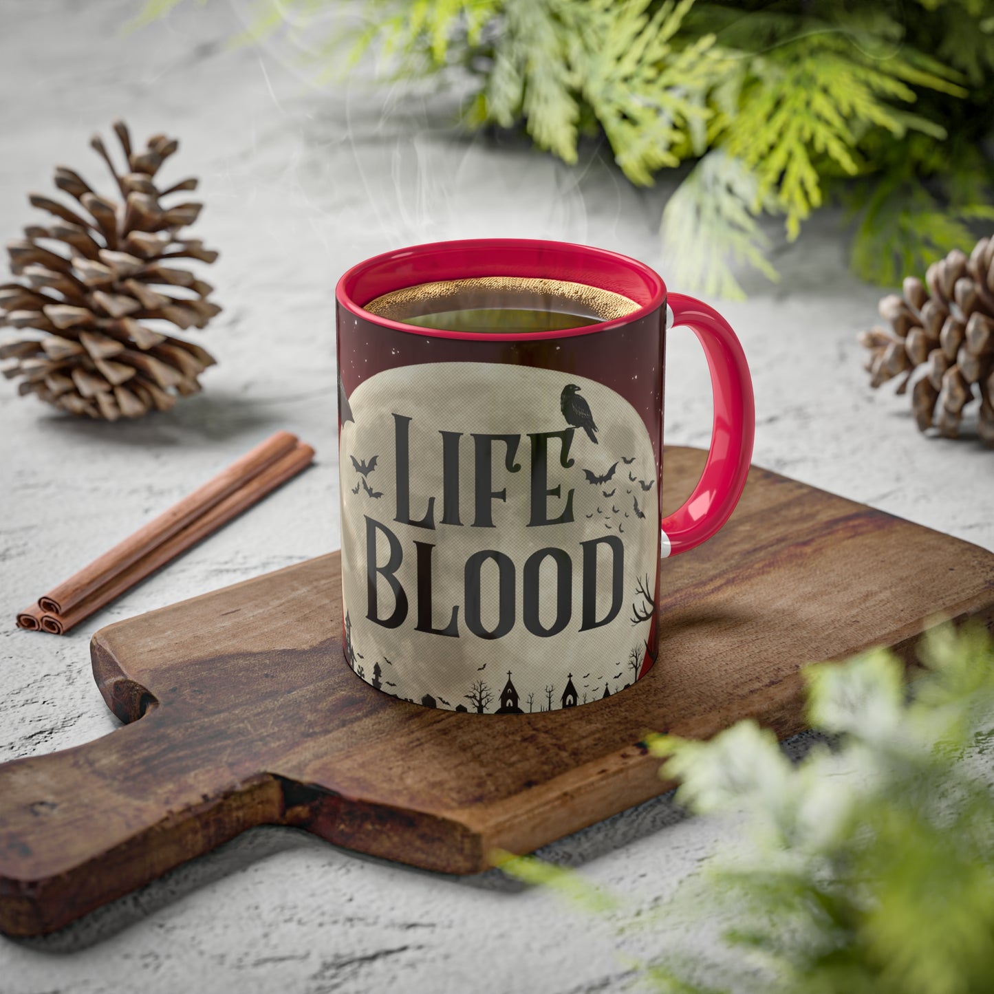 Life Blood Plague Doctor Design | Coffee Mug 11oz